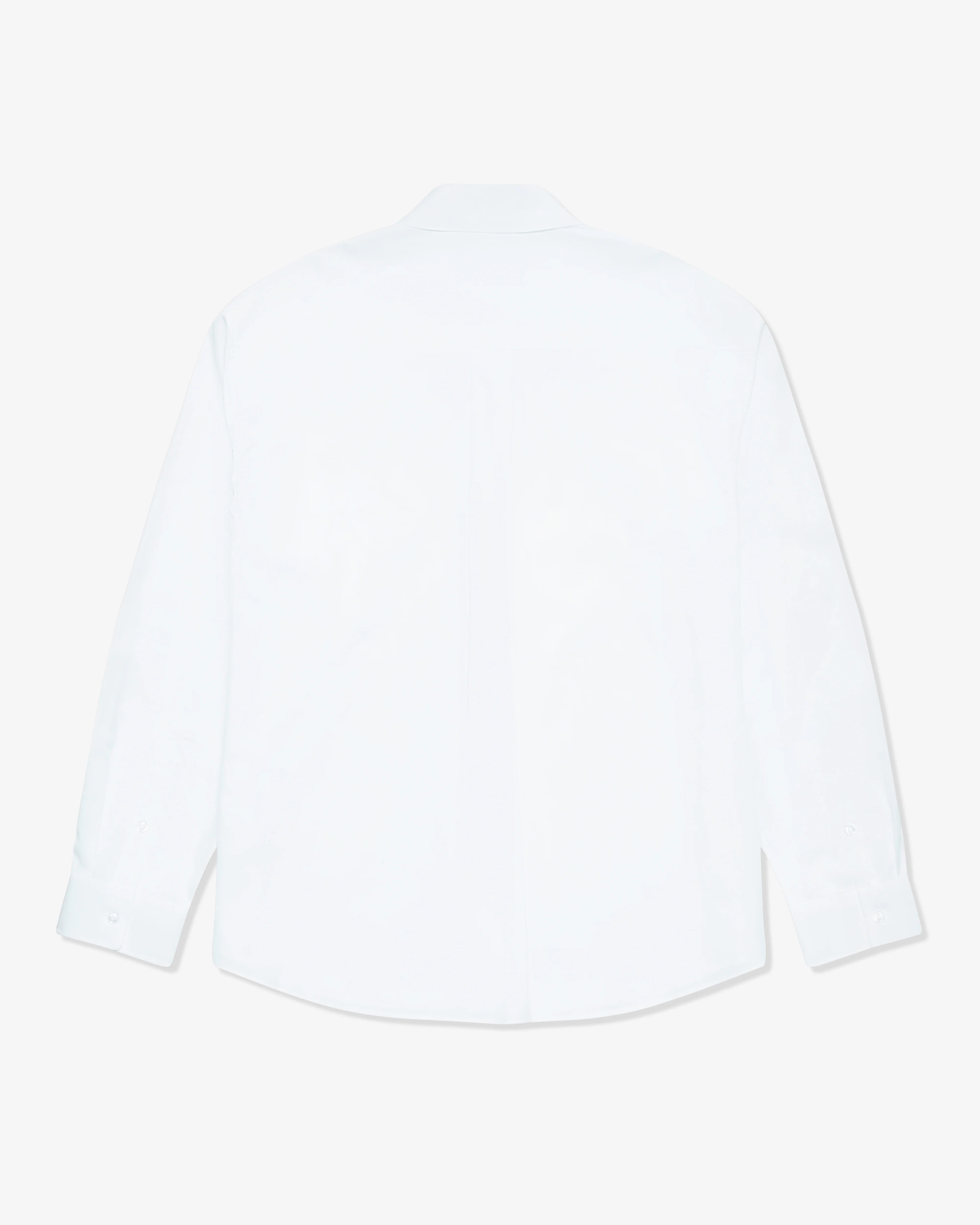 Simone Rocha - Men's Embellished Classic Concealed Button Shirt - (White/Pearl)
