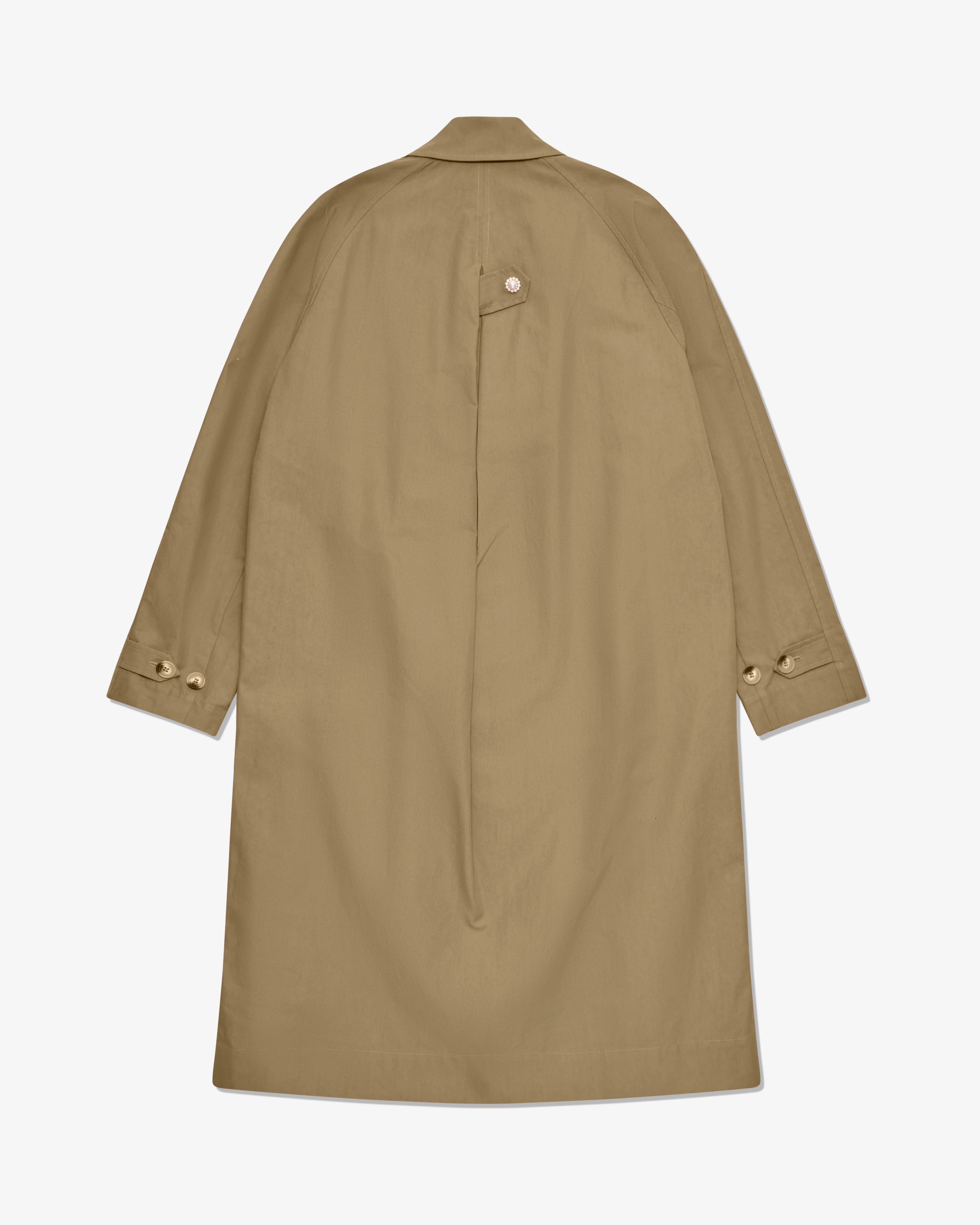 Simone Rocha - Men's Gathered Flower Sash Trench - (Khaki)