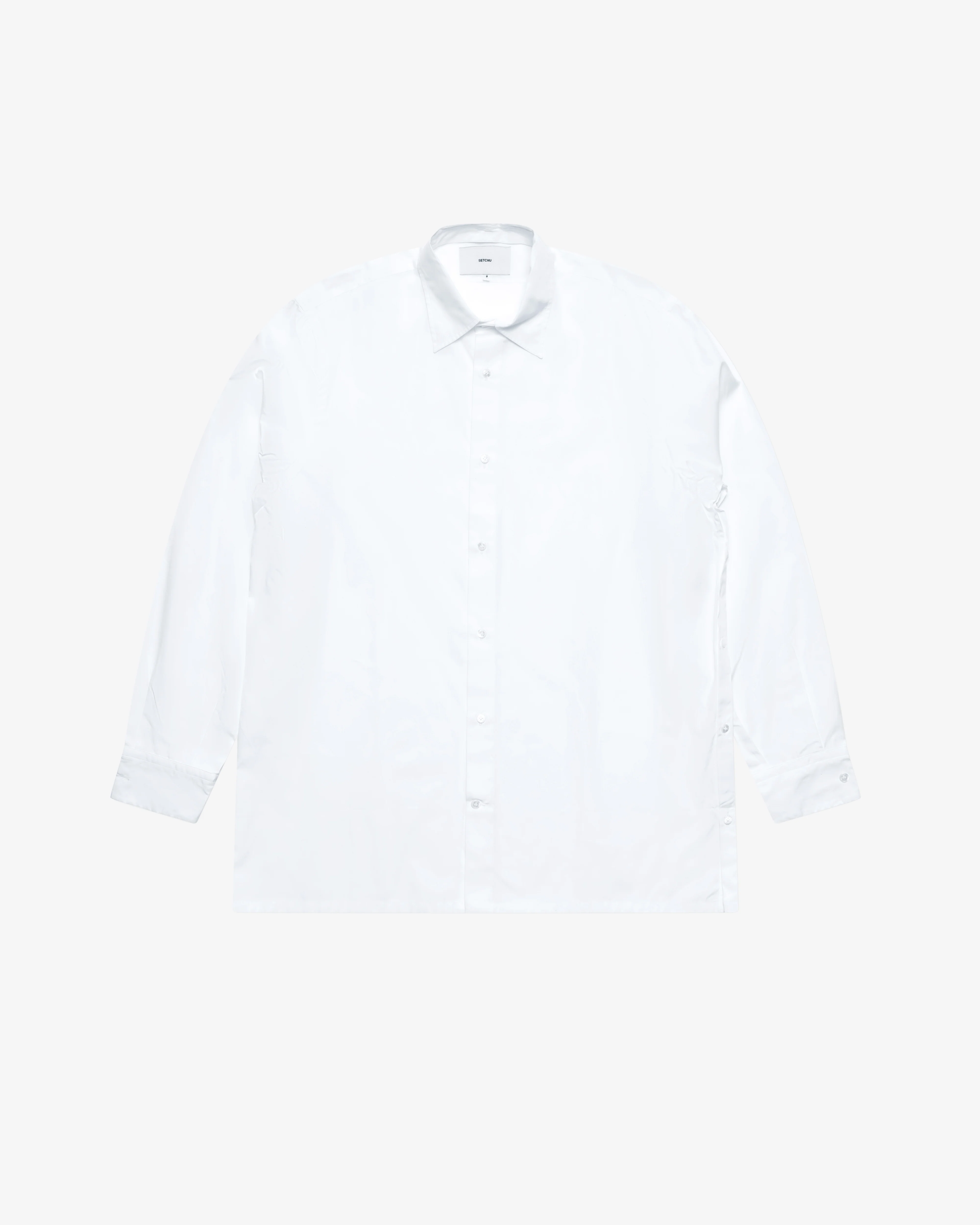 Setchu - Men's Button-Detailed Shirt - (White)