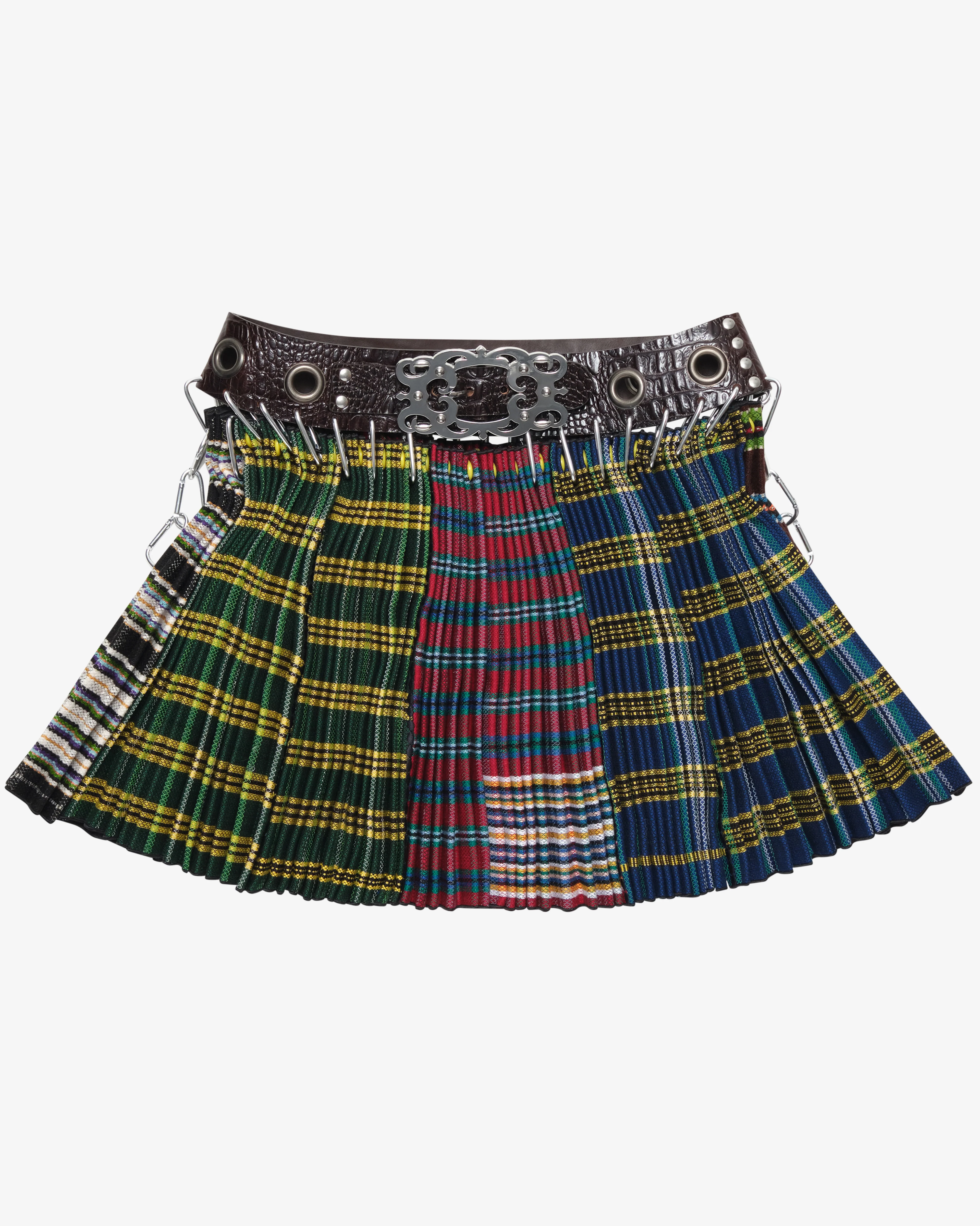Chopova Lowena - Women's Thunder Apron Folkloric Mini Carabiner Skirt - (Multi)