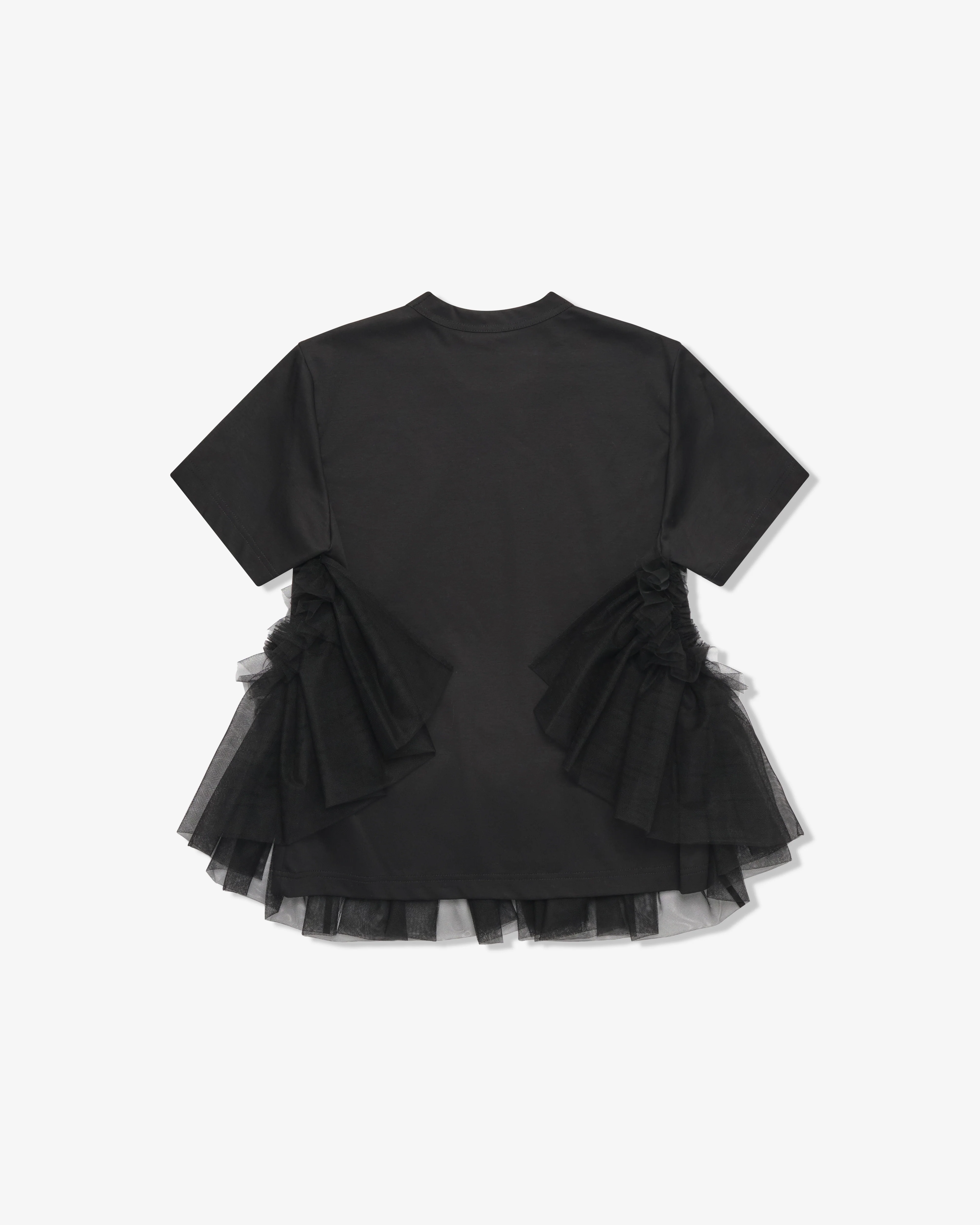 Noir Kei Ninomiya - Women's Tulle-Detail T-Shirt - (Black)