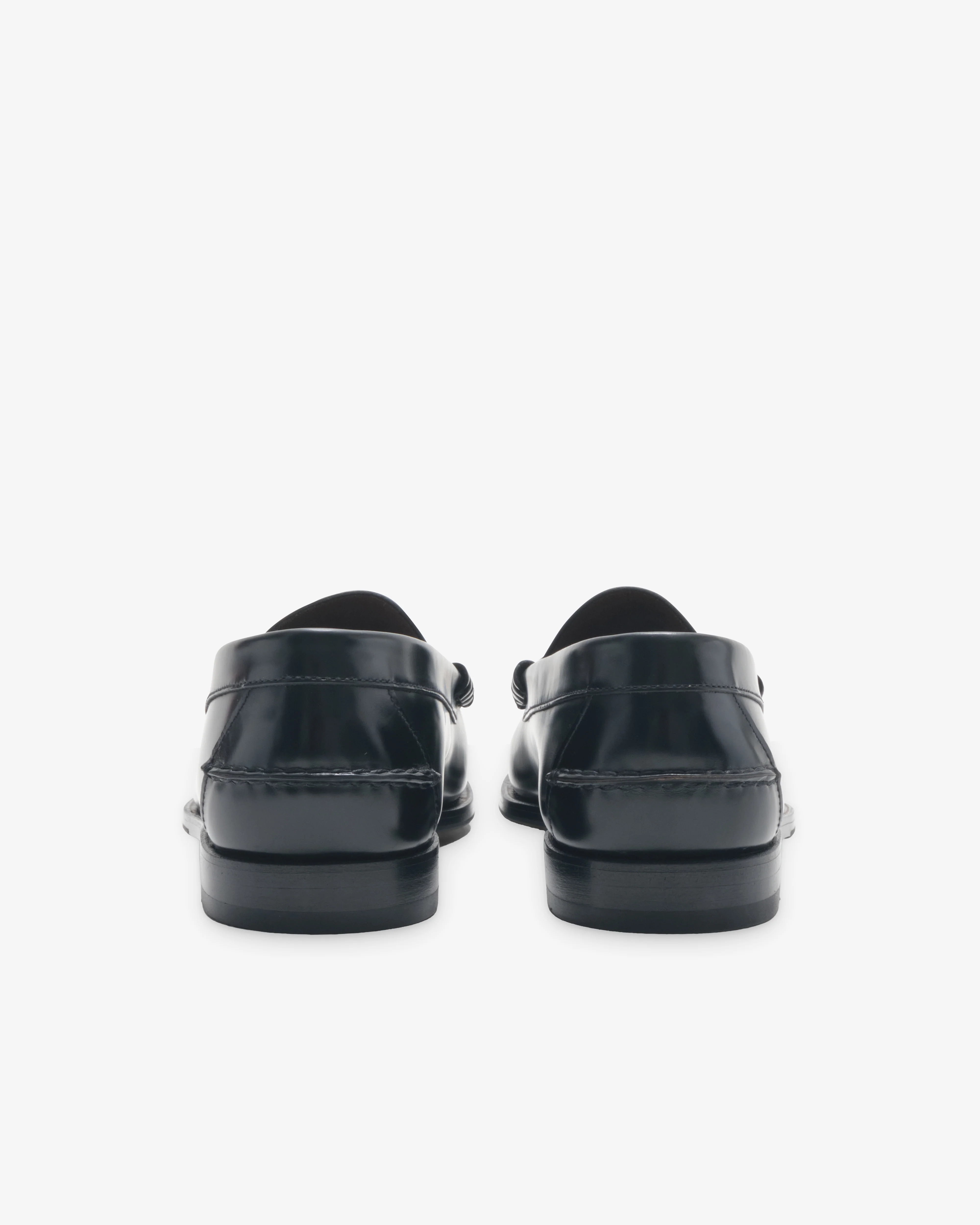Prada - Men's Brushed Leather Loafers - (Black)