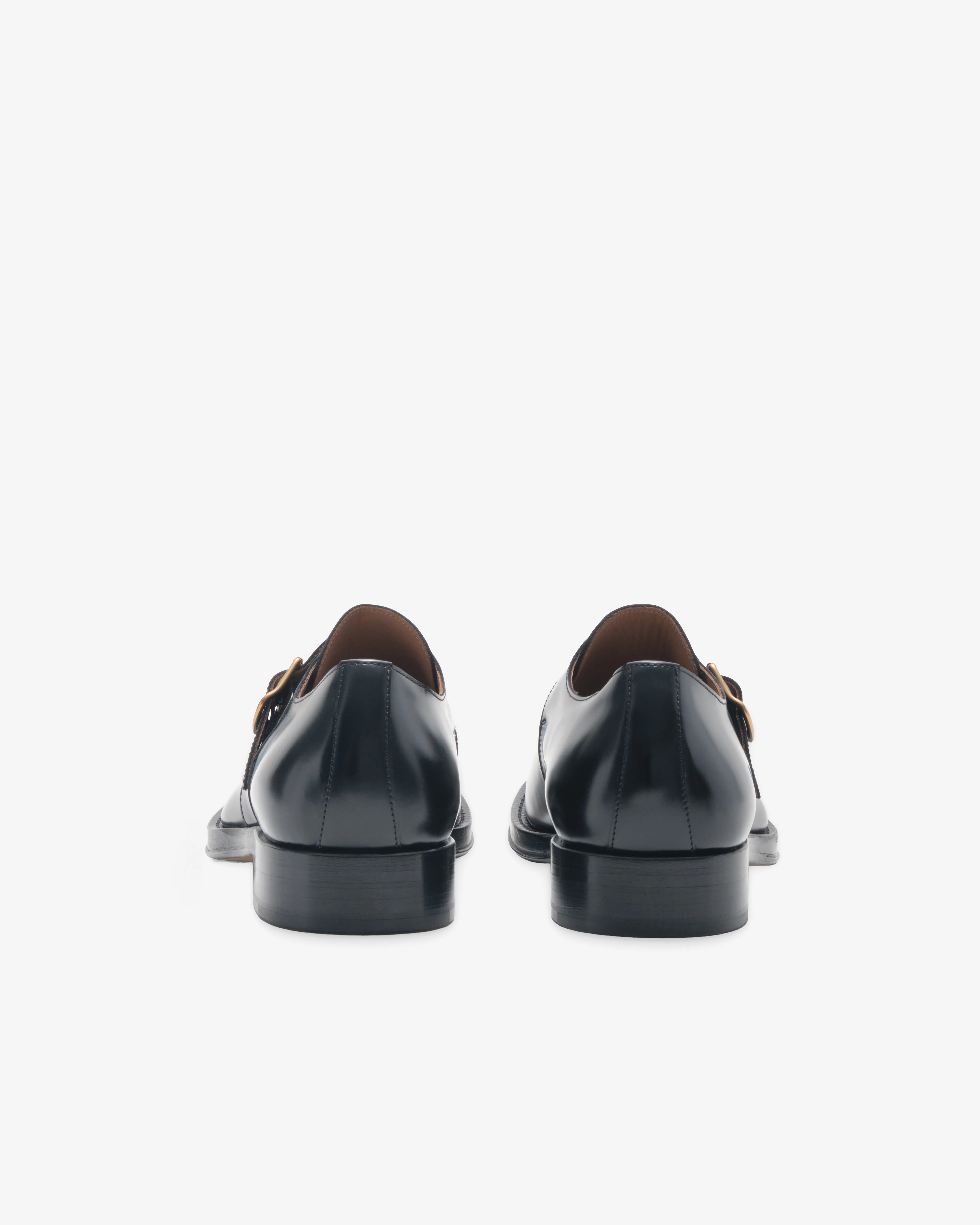 Dries Van Noten - Men's Buckle-Detail Shoes - (Black)
