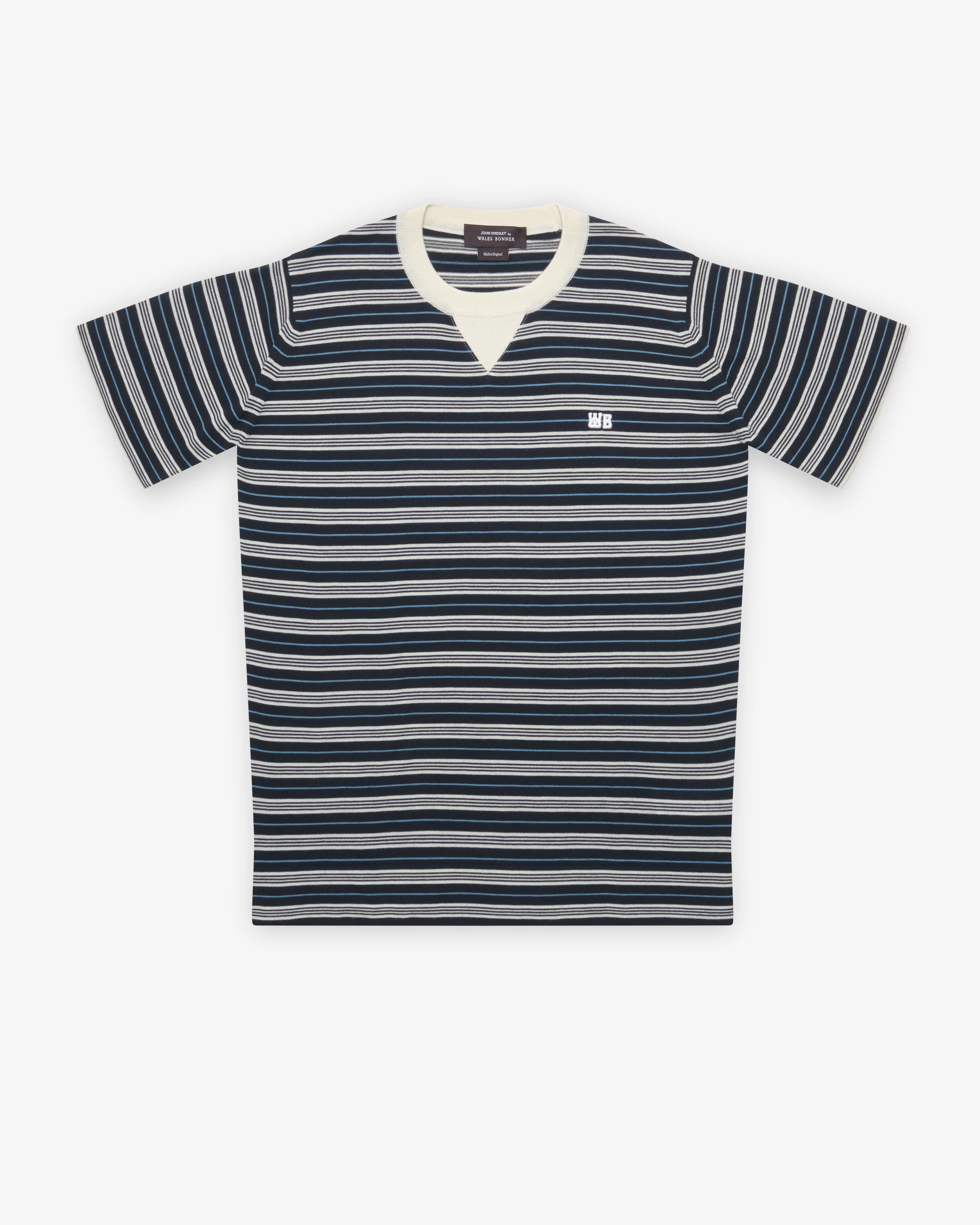 Wales Bonner - Men's Song Tee - (Navy/Ivory)
