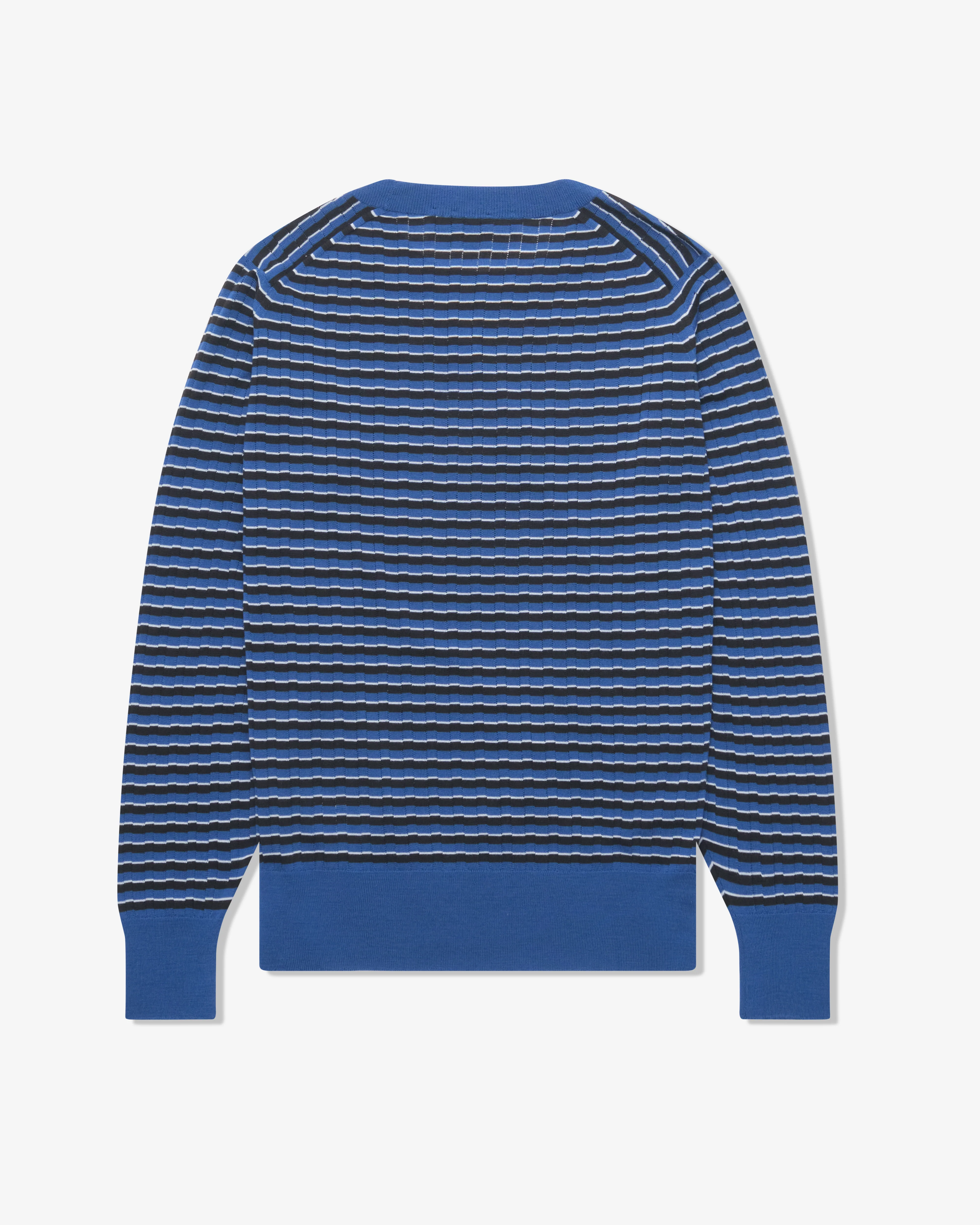 Wales Bonner - Men's Ashby Jumper - (Blue/Brown)