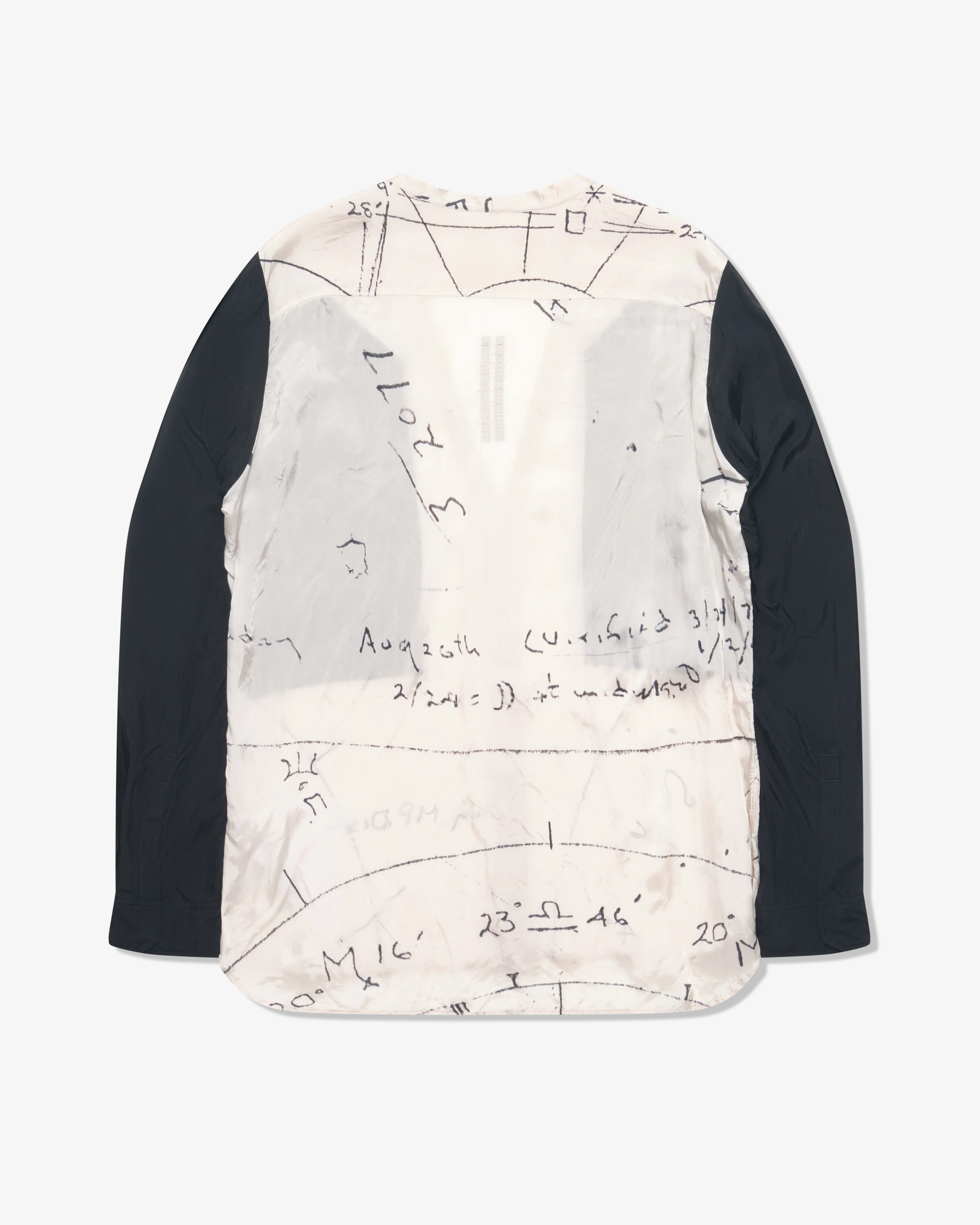Rick Owens - Men's Larry Fogpocket Shirt - (Milk/Plaid)