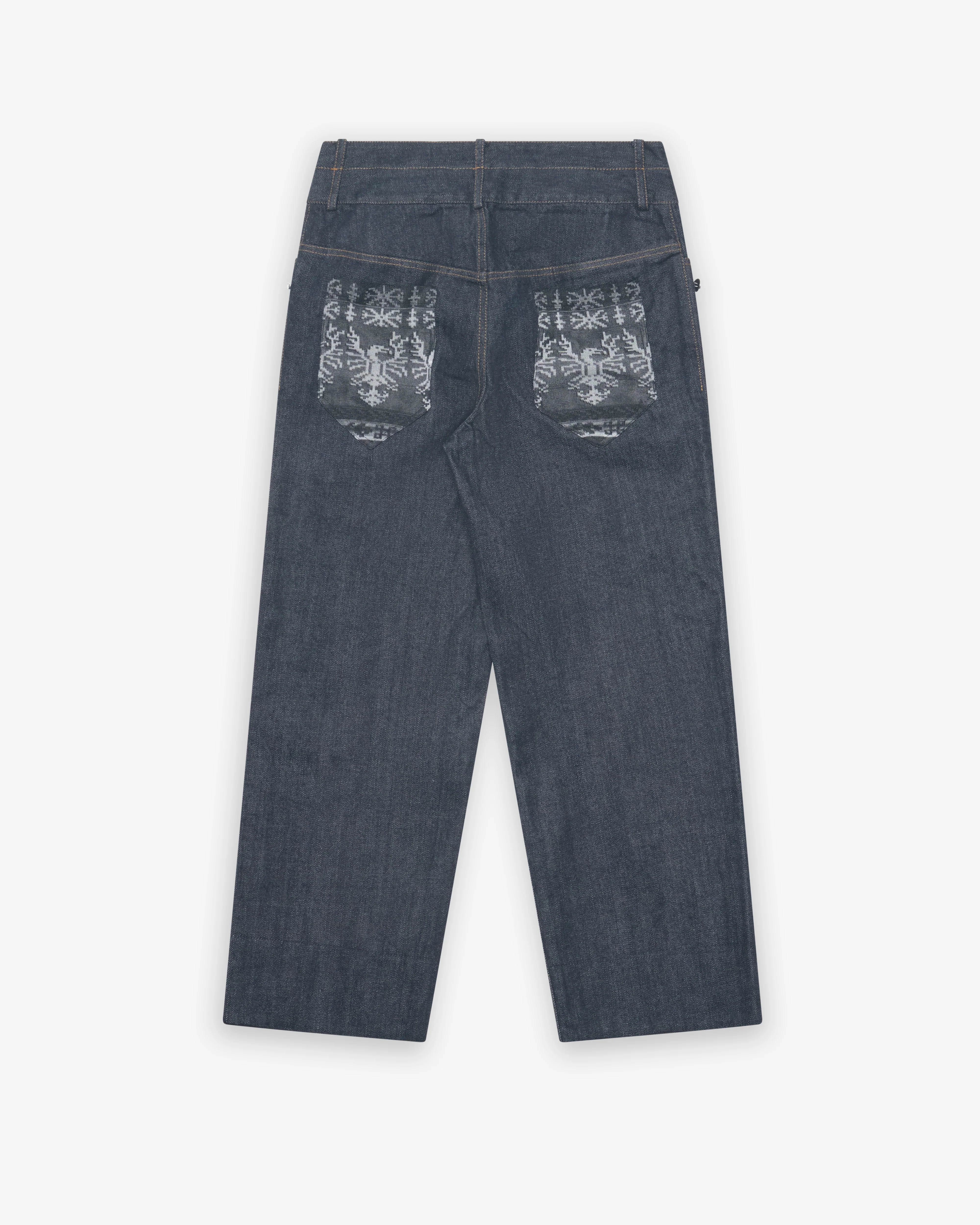 Oscar Ouyang - Men's Studded Ankle Jeans - (Blue)