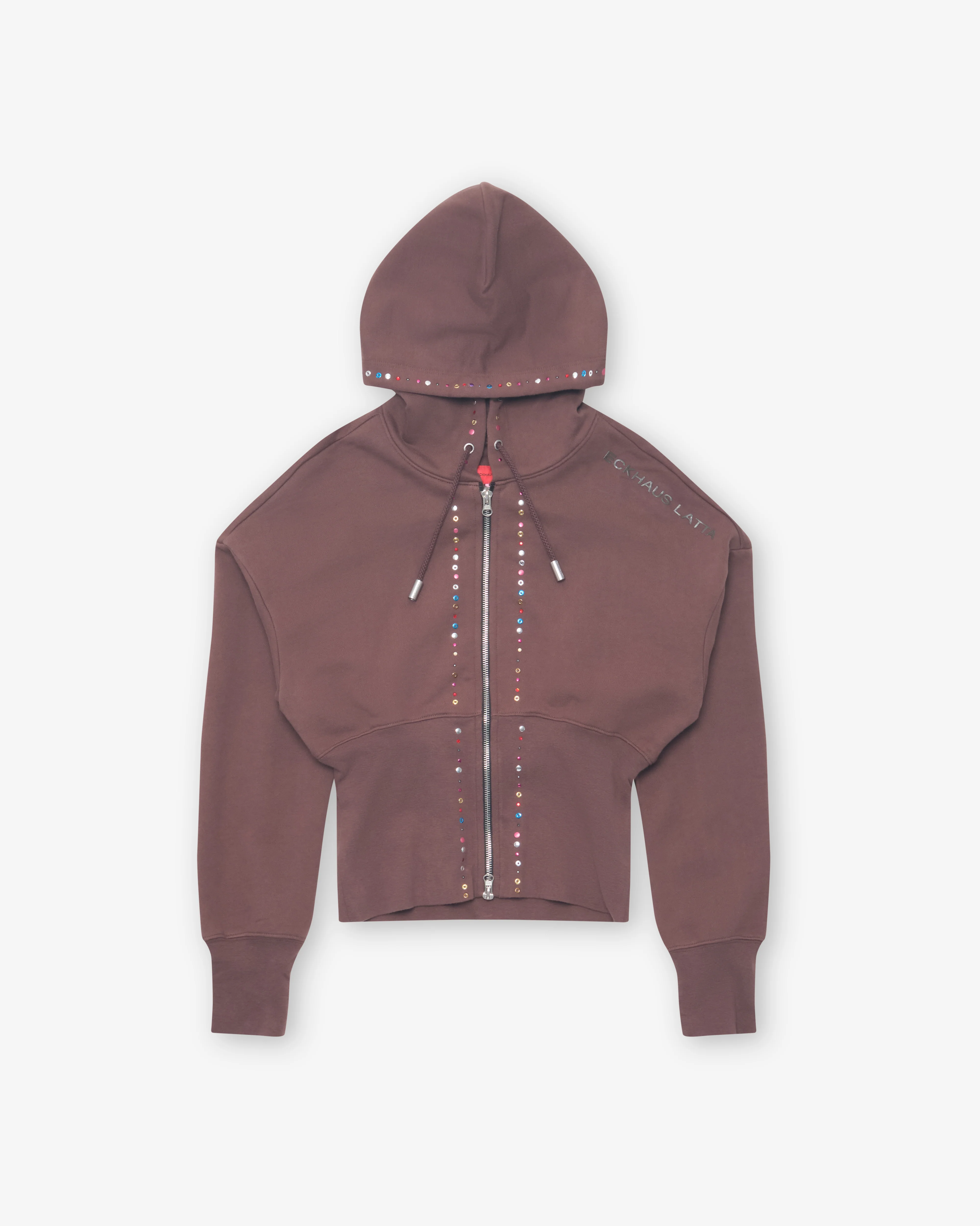 Eckhaus Latta - Women's Snatched Hoodie - (Bling)