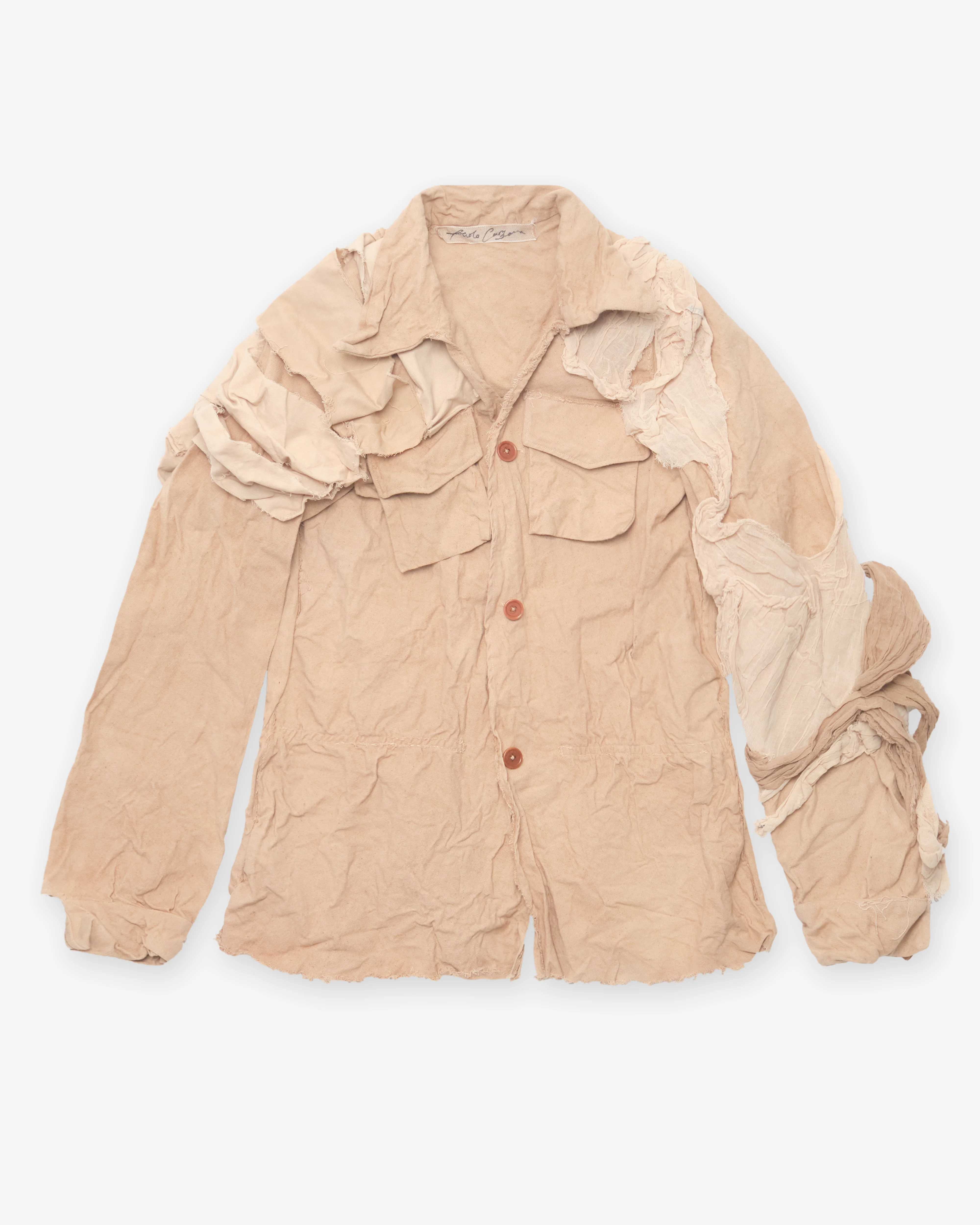 Paolo Carzana - Women's Scale Jacket - (Ecru)