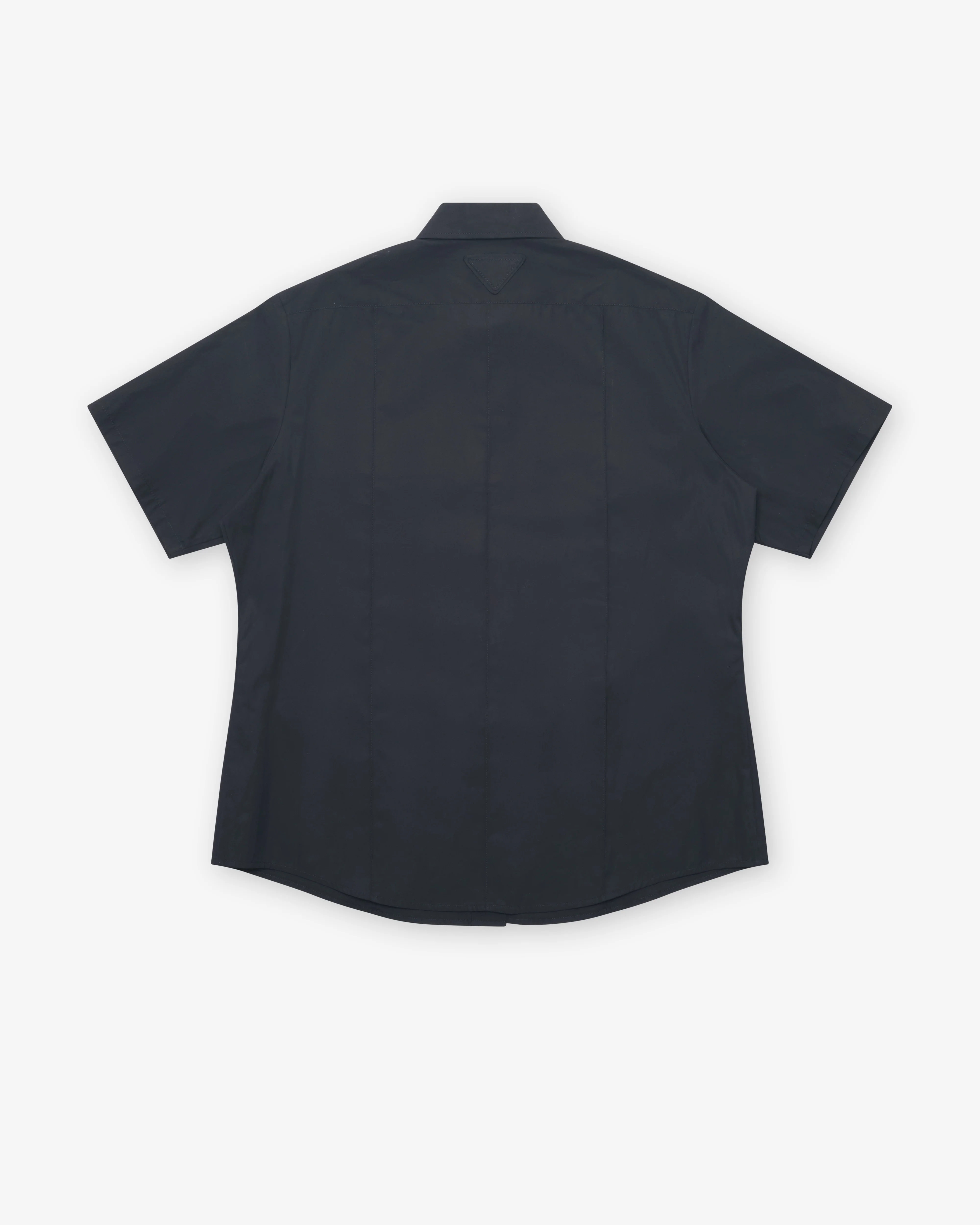 Prada - Women's Short-Sleeved Poplin Shirt - (Black)