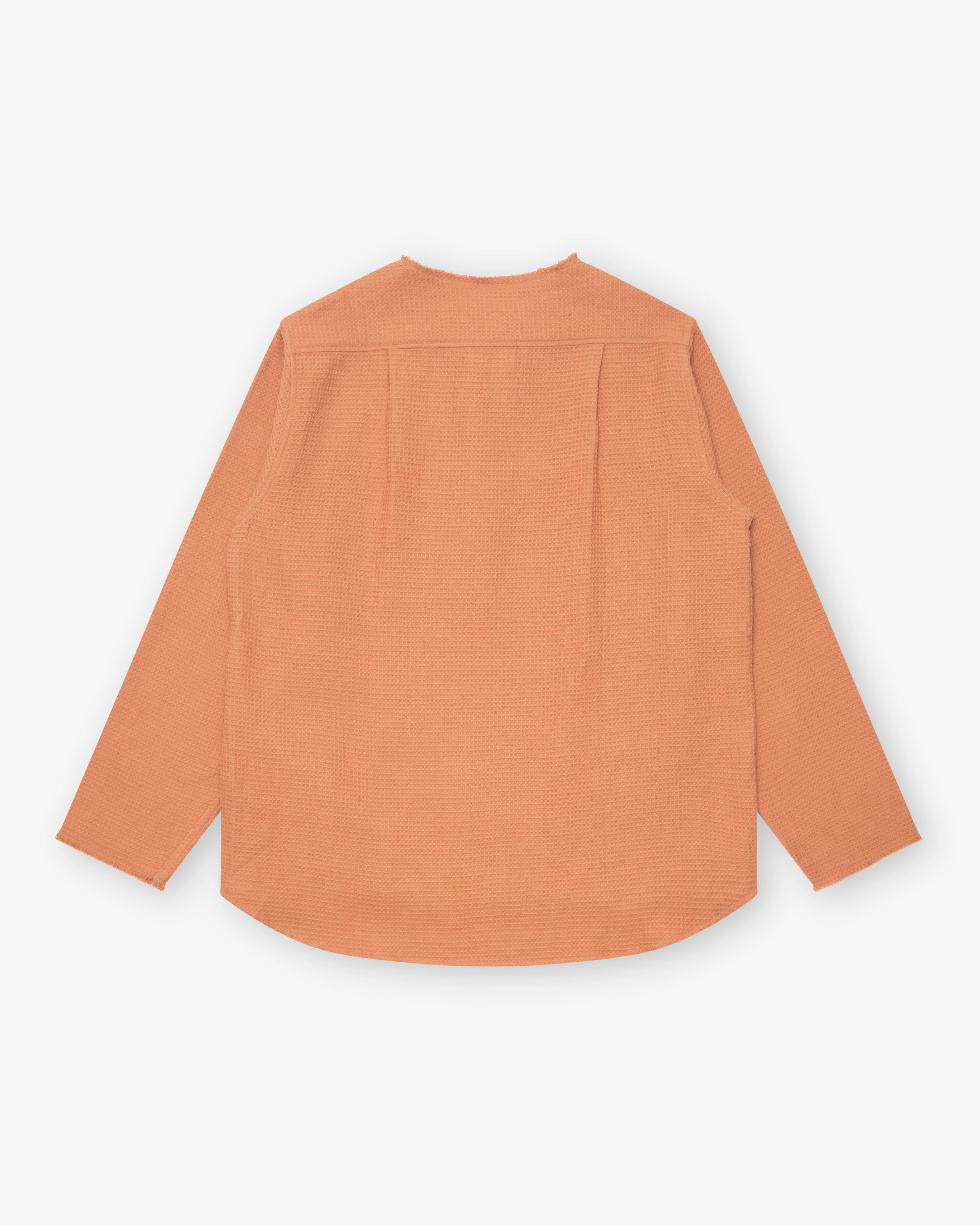 Kartik Research - Men's Kurta Shirt - (Rust/Ecru)