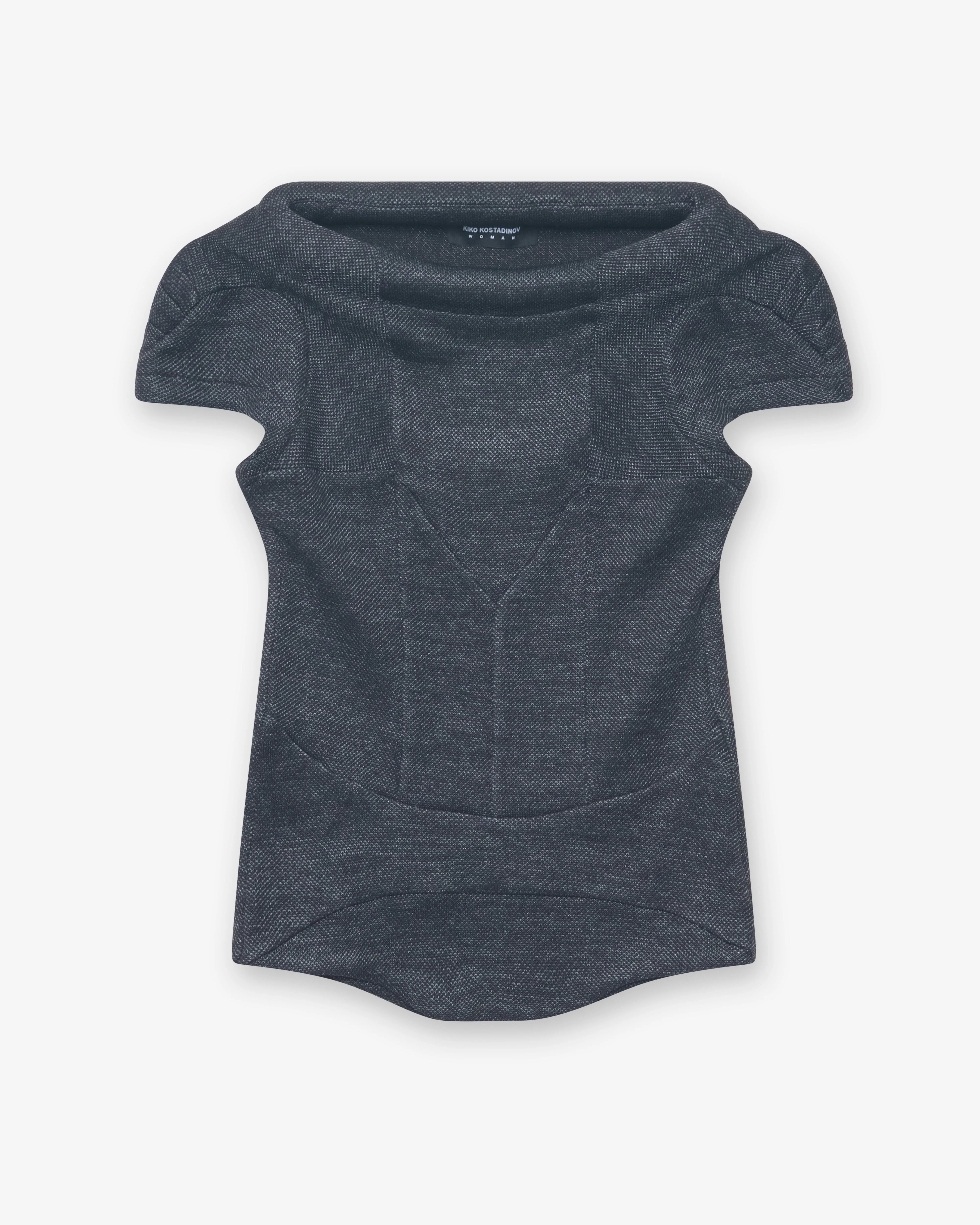 Kiko Kostadinov - Women's Compass Jersey Top - (Abyss Black)