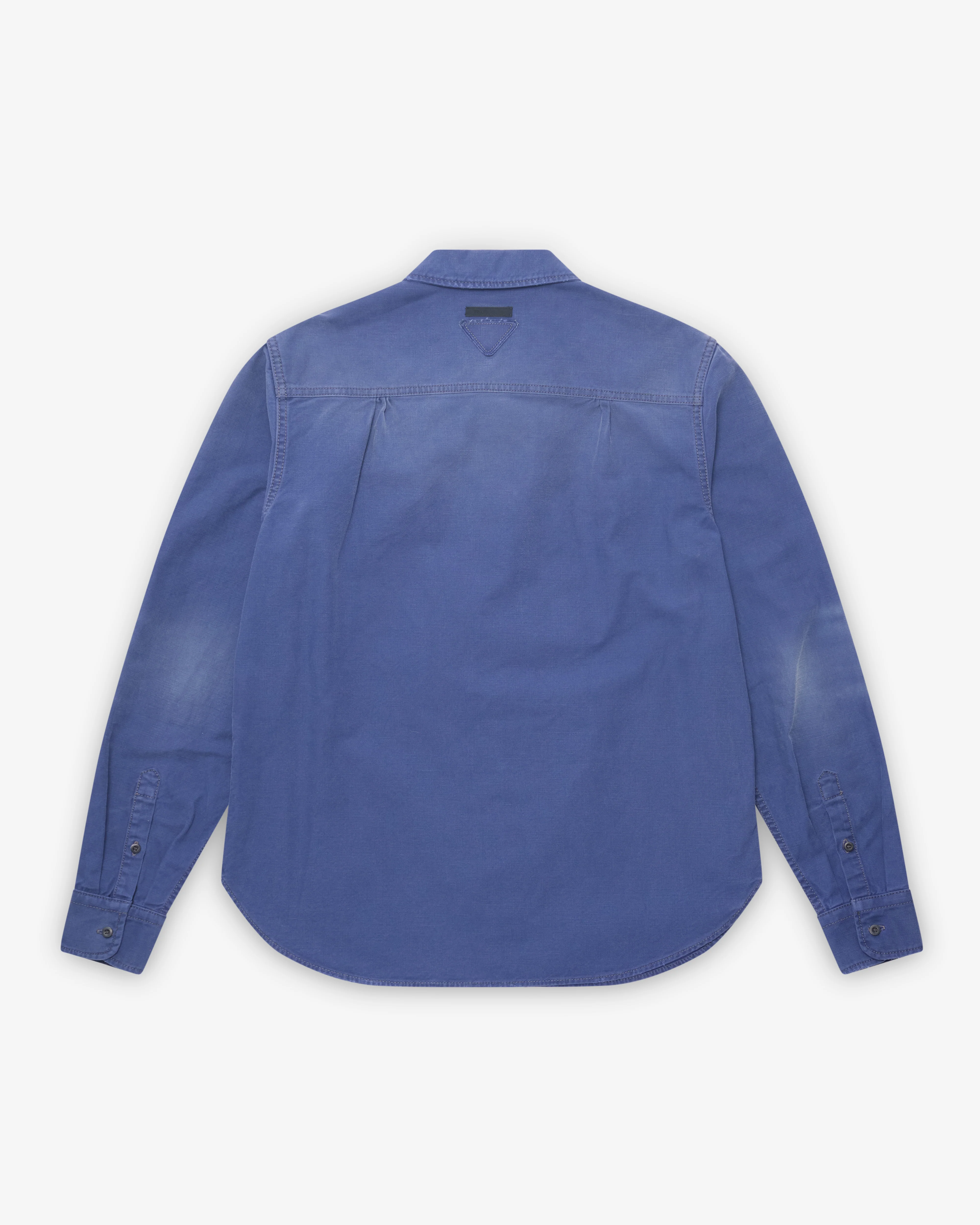 Prada - Men's Cotton Twill Shirt - (Indigo)