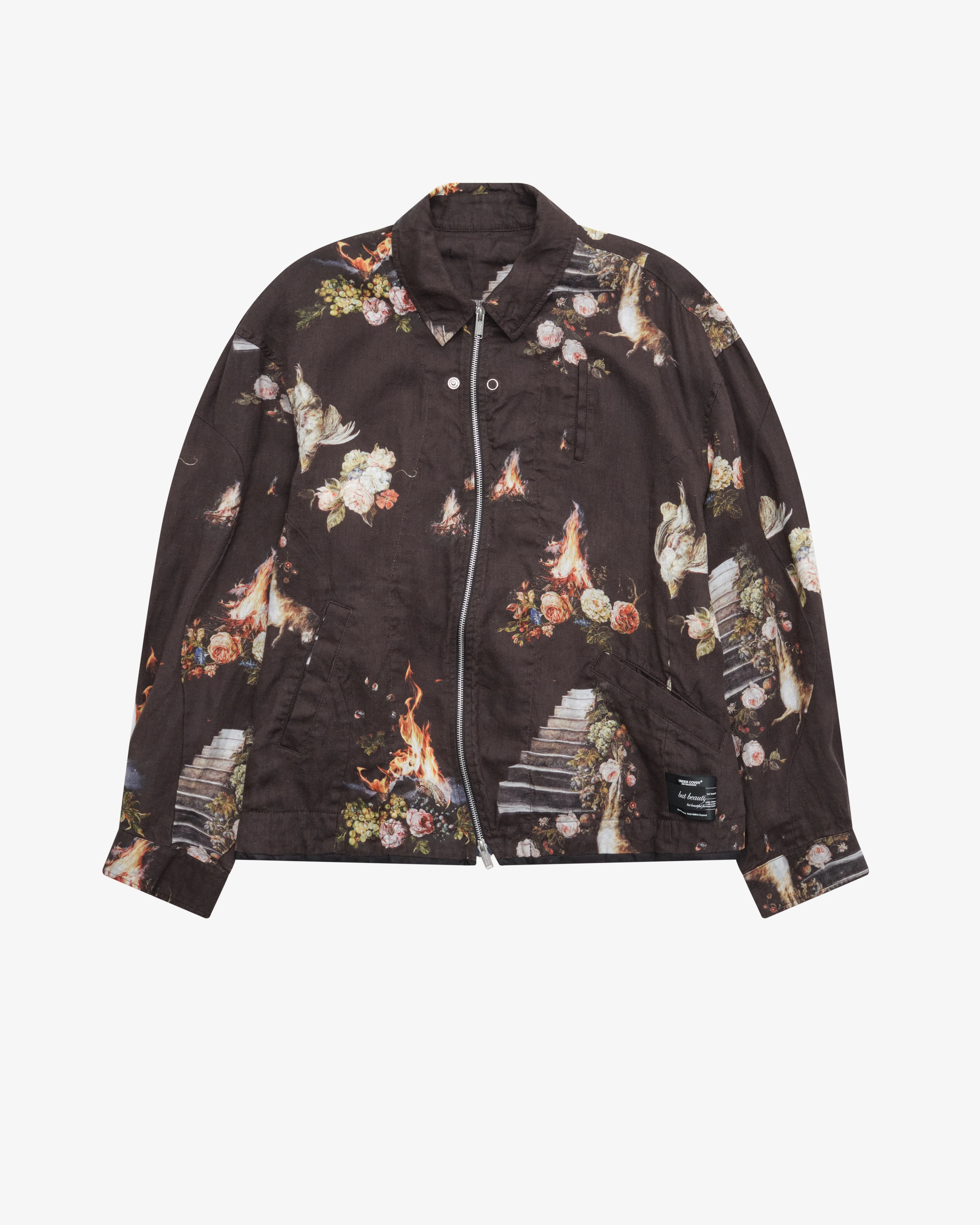 Undercover - Men's Floral Blouson - (Black)