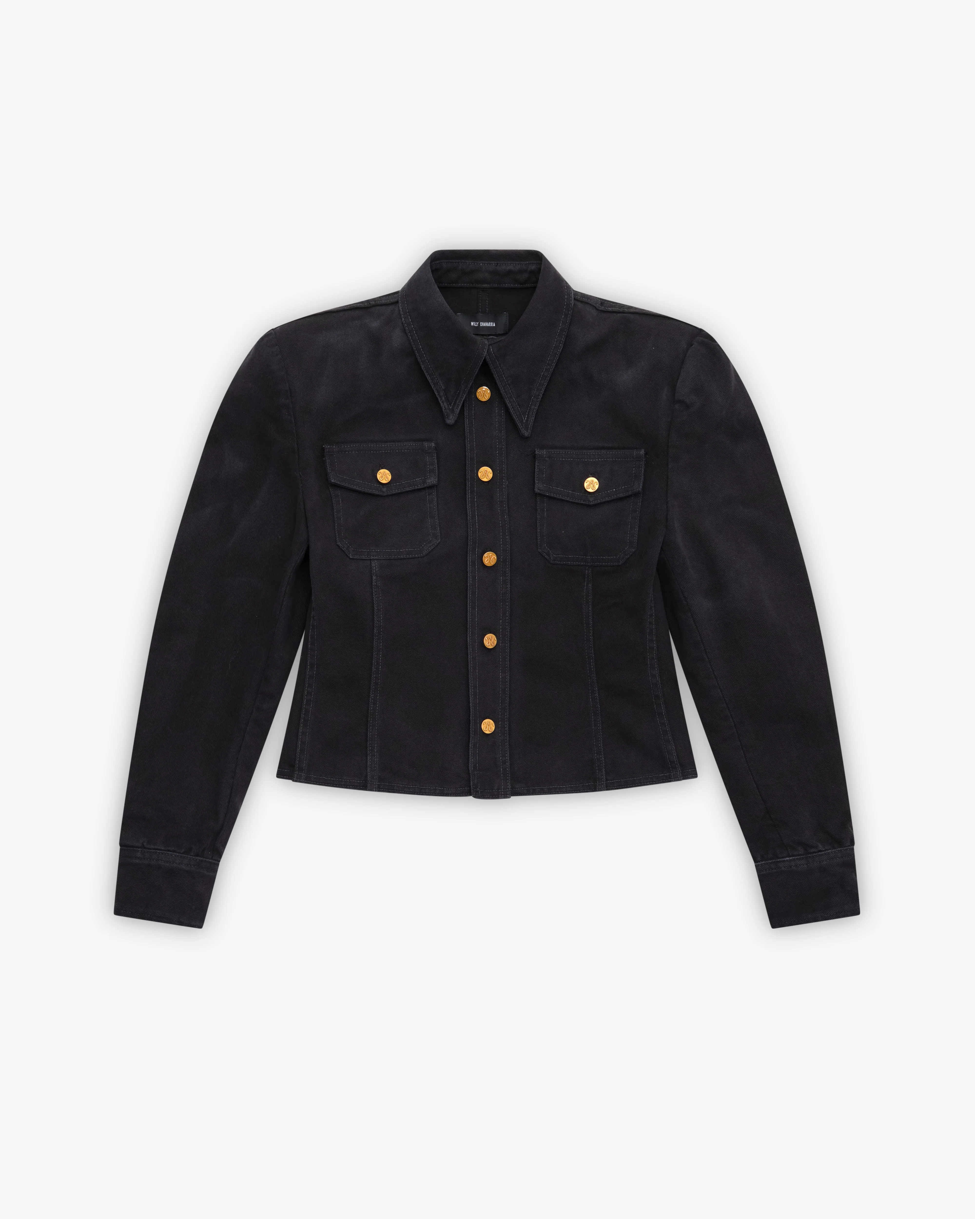 Willy Chavarria - Women's Denim Chavela Shirt - (Black)