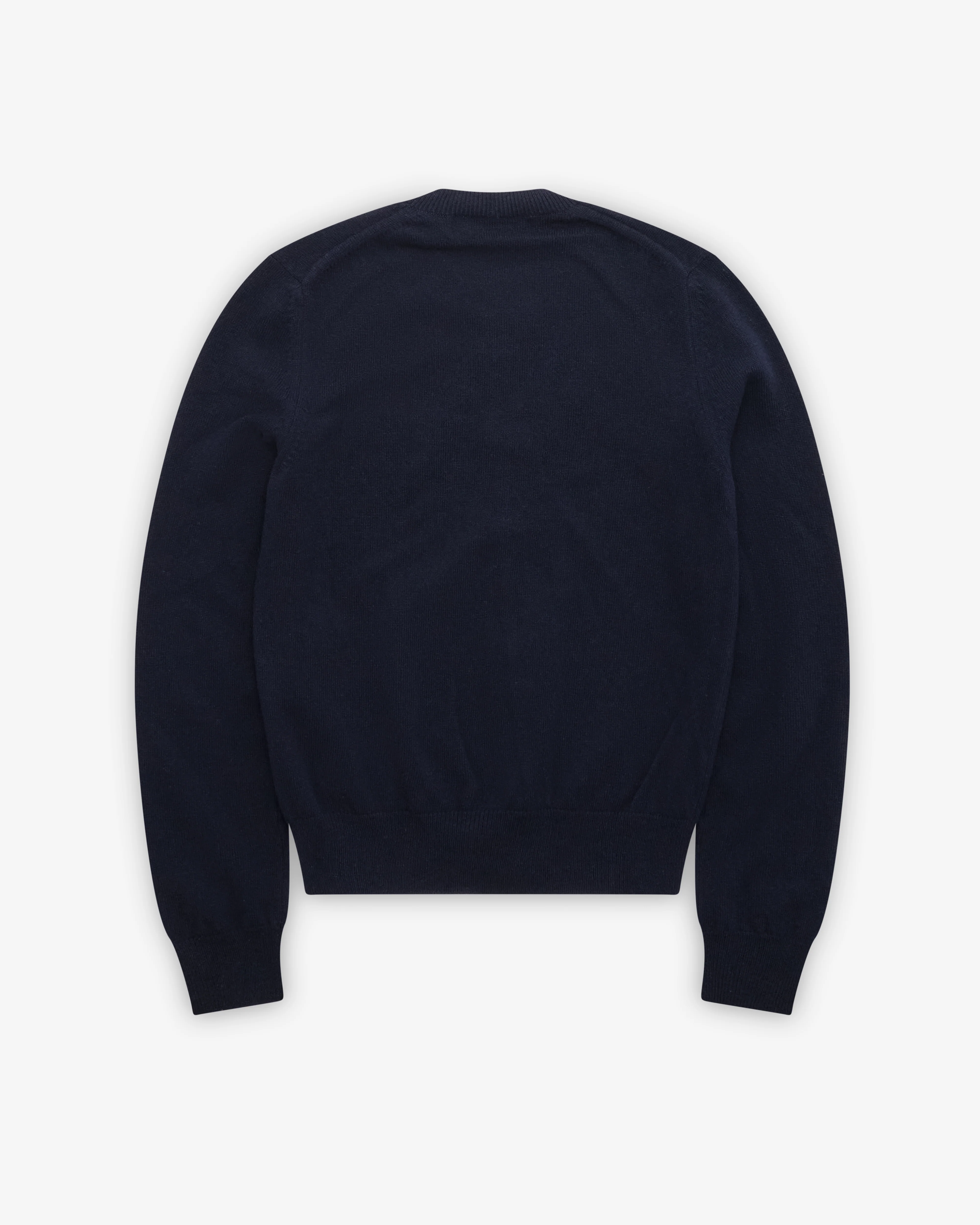 Play Comme des Garçons - White Heart Ladies' Cardigan - (Navy)