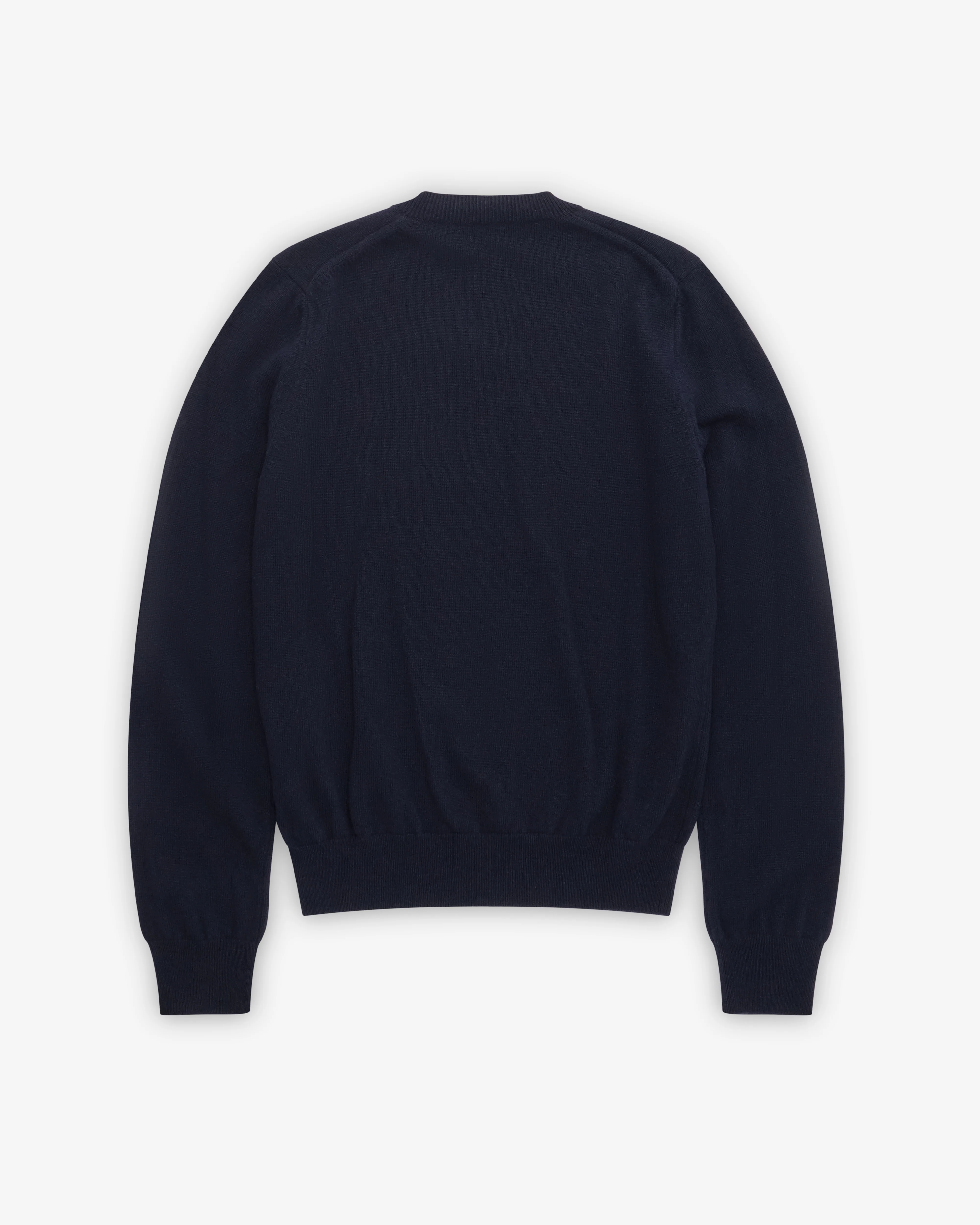 Play Comme des Garçons - Gold Heart V-Neck Sweater - (Navy)