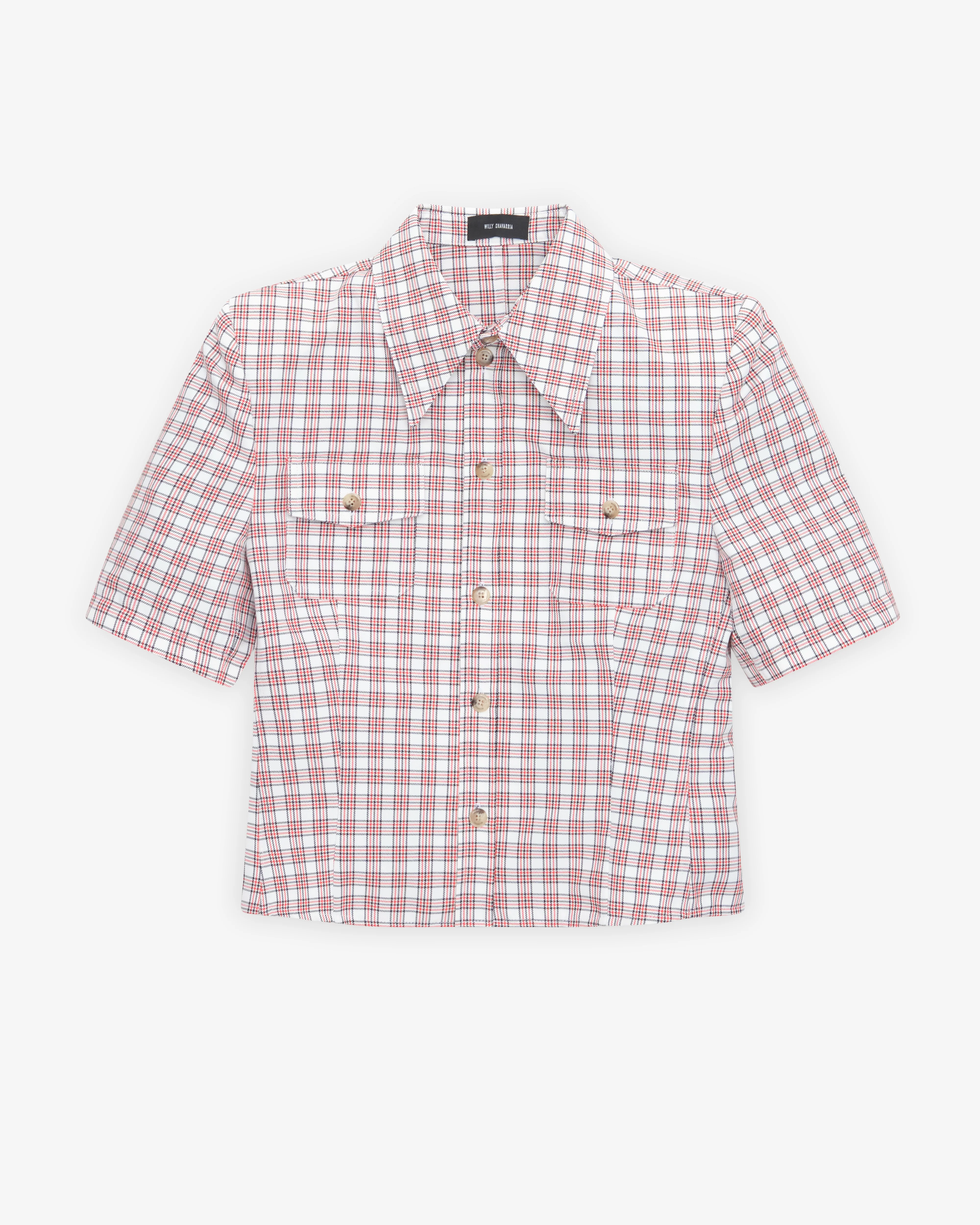 Willy Chavarria - Women's Chavela Shirt - (Plaid)