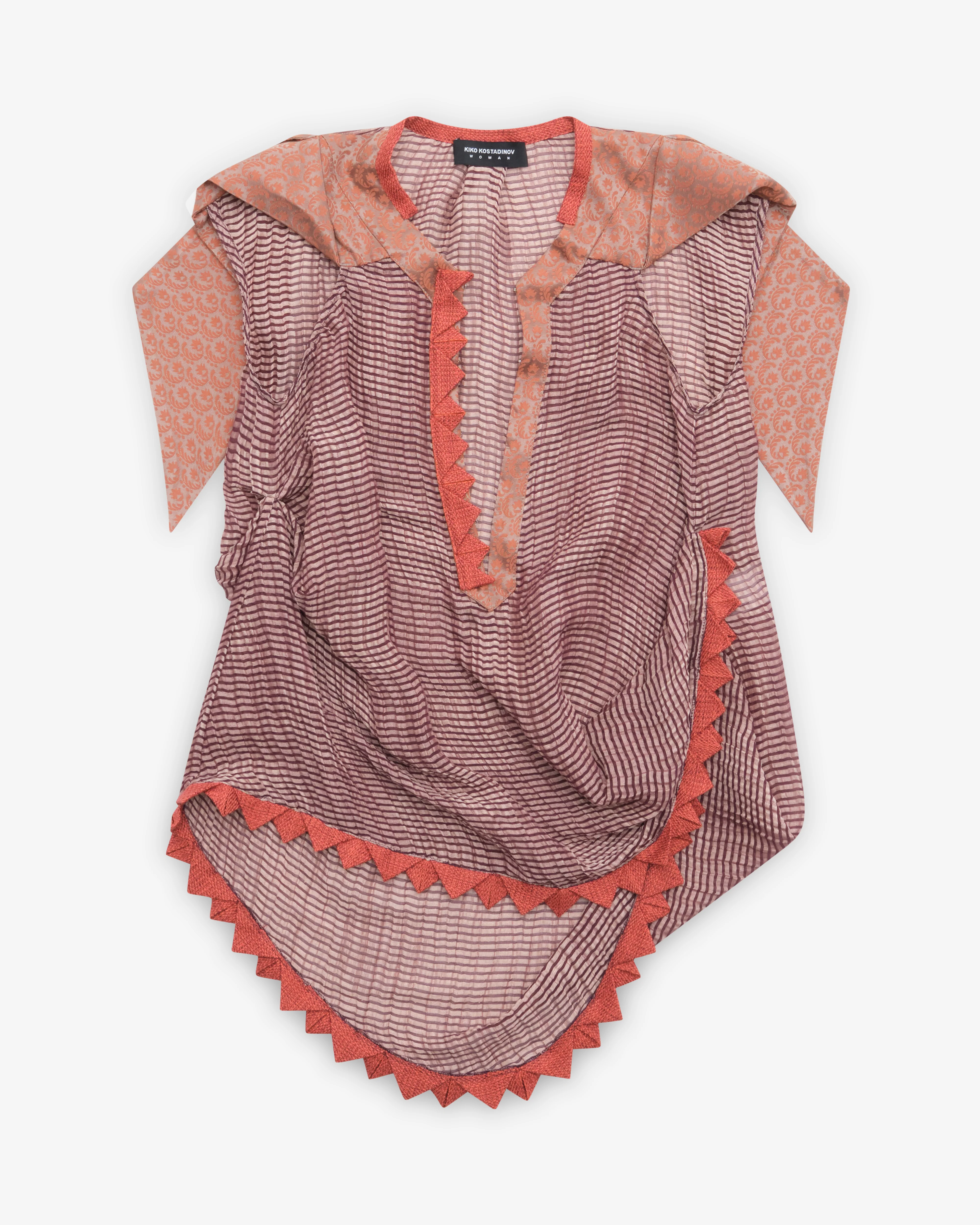 Kiko Kostadinov - Women's Weathervane Top - (Burgundy)