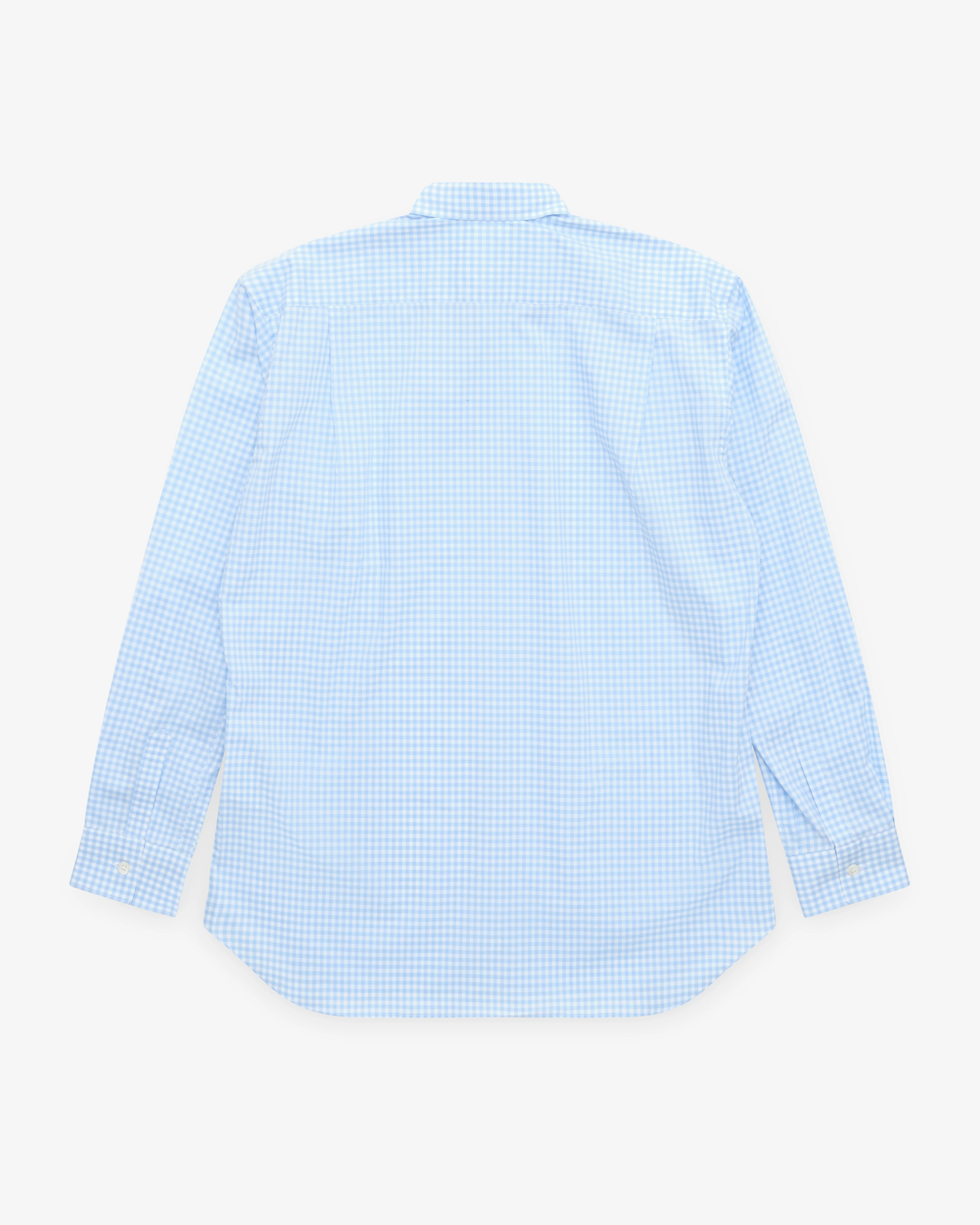 CDG Shirt Forever - Men's Classic Fit Checked Shirt - (Blue)