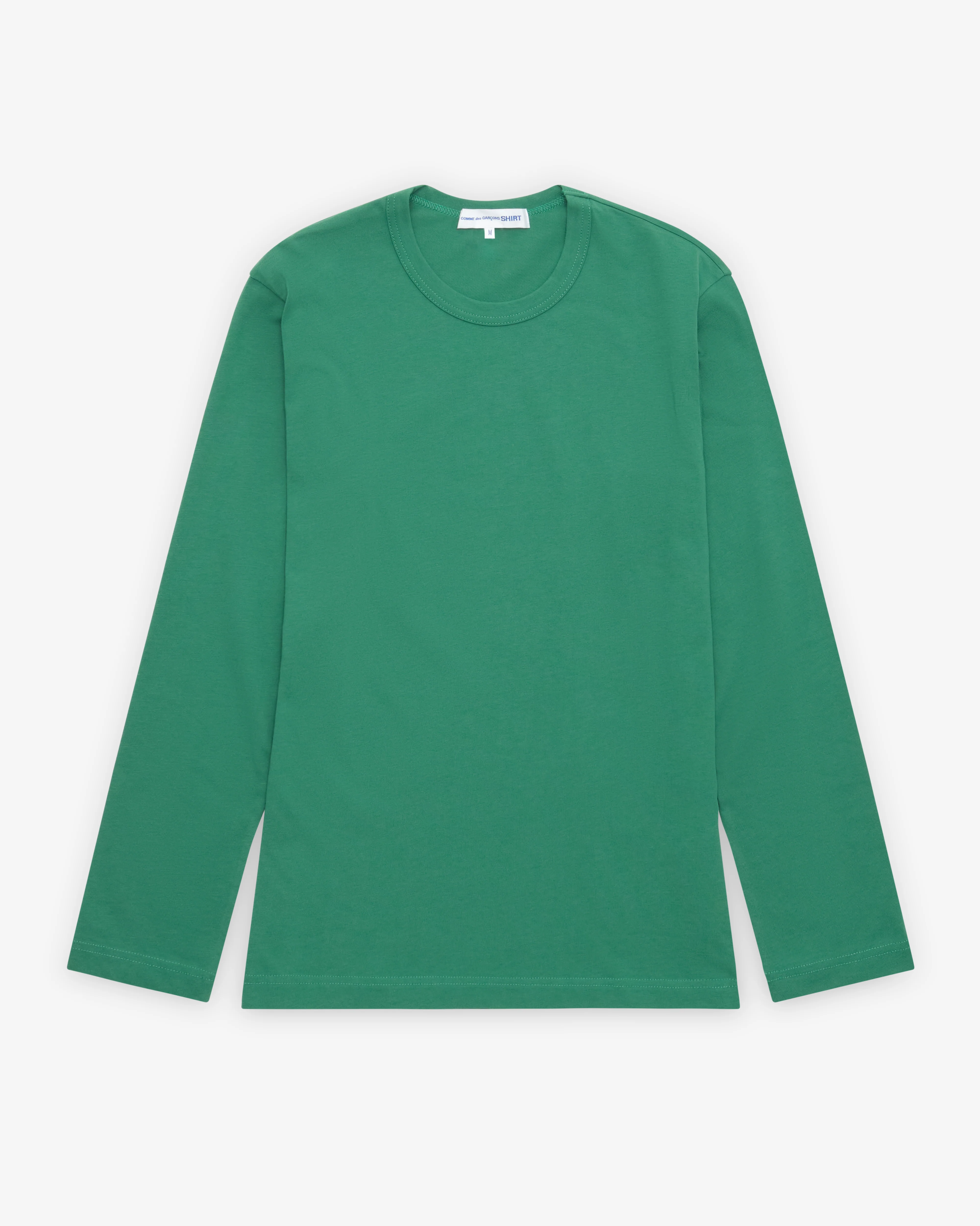 CDG Shirt - Men's Long Sleeve Logo T-Shirt - (Green)