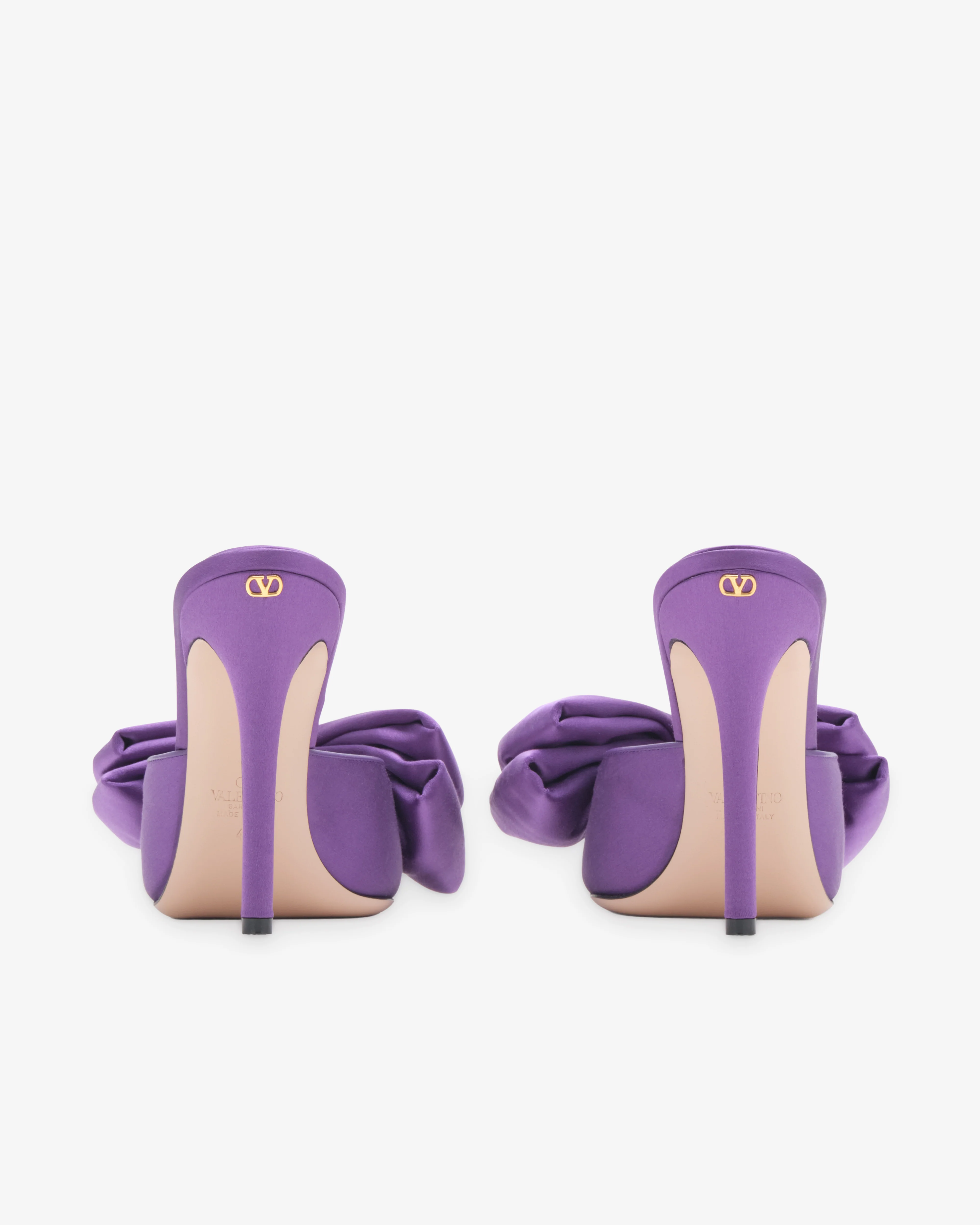 Valentino - Women's Yolande Satin Mule - (Electric)
