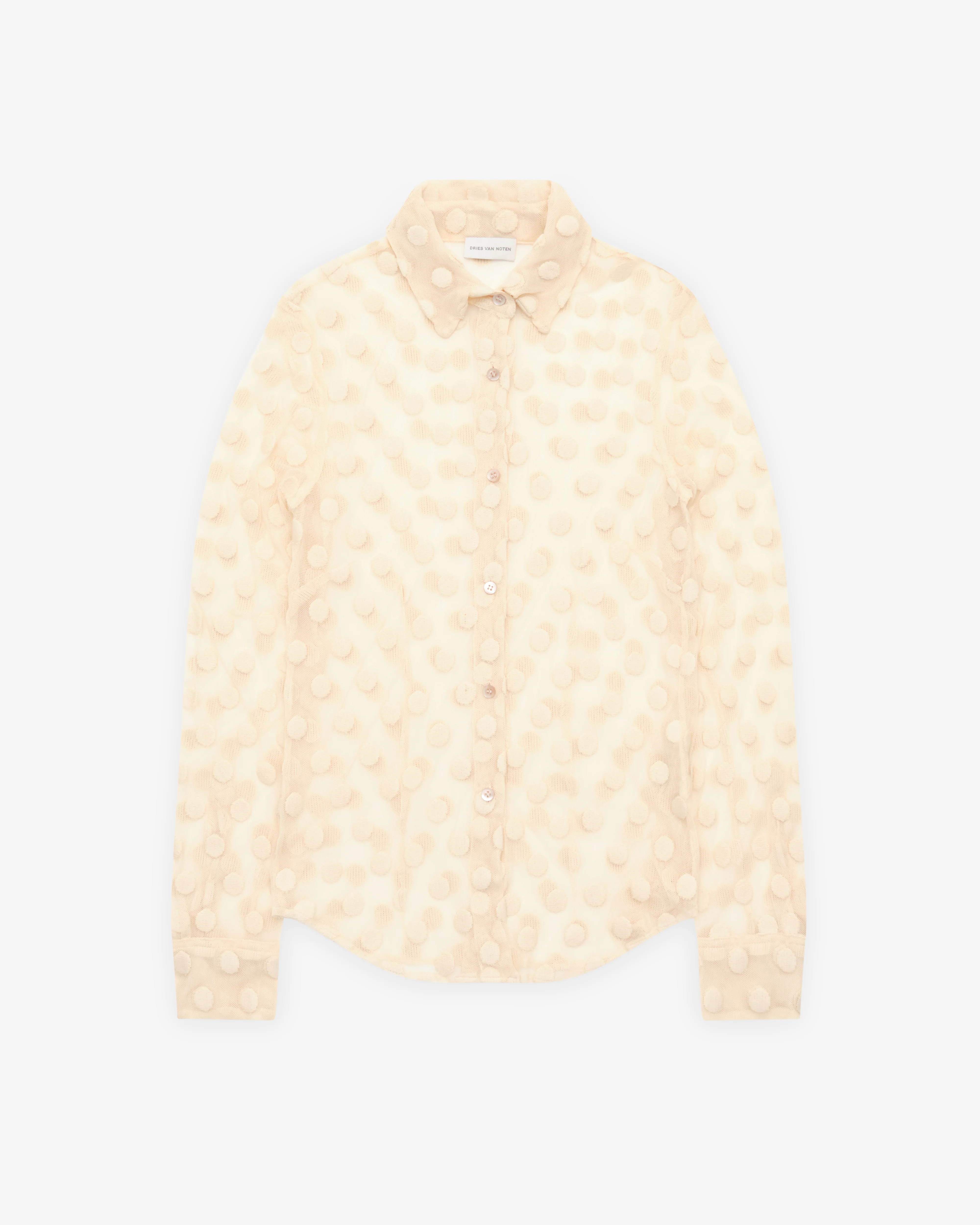 Dries Van Noten - Women's Sheer Shirt - (Ecru)