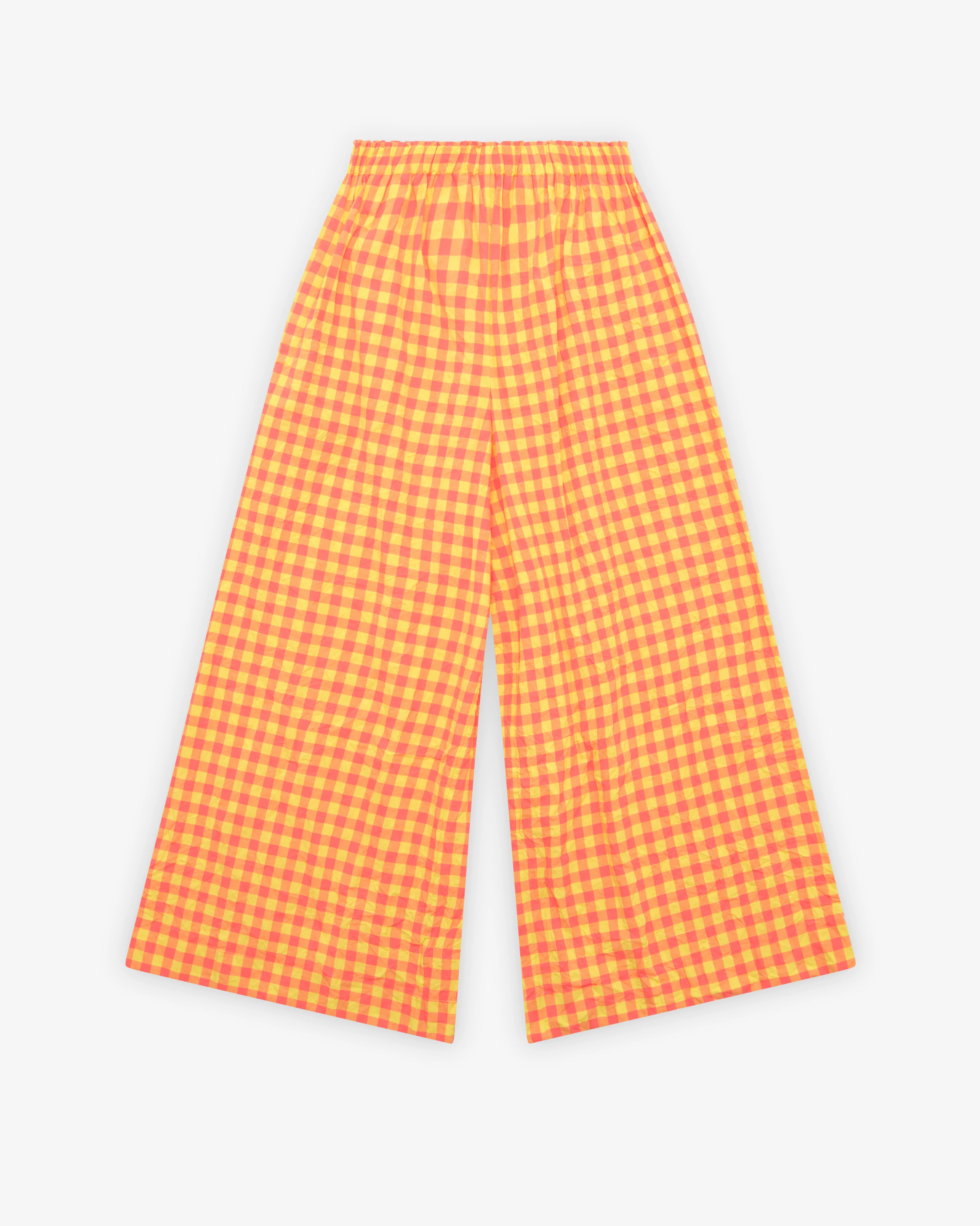 Daniela Gregis - Women's Gingham Trousers - (Pink/Yellow)