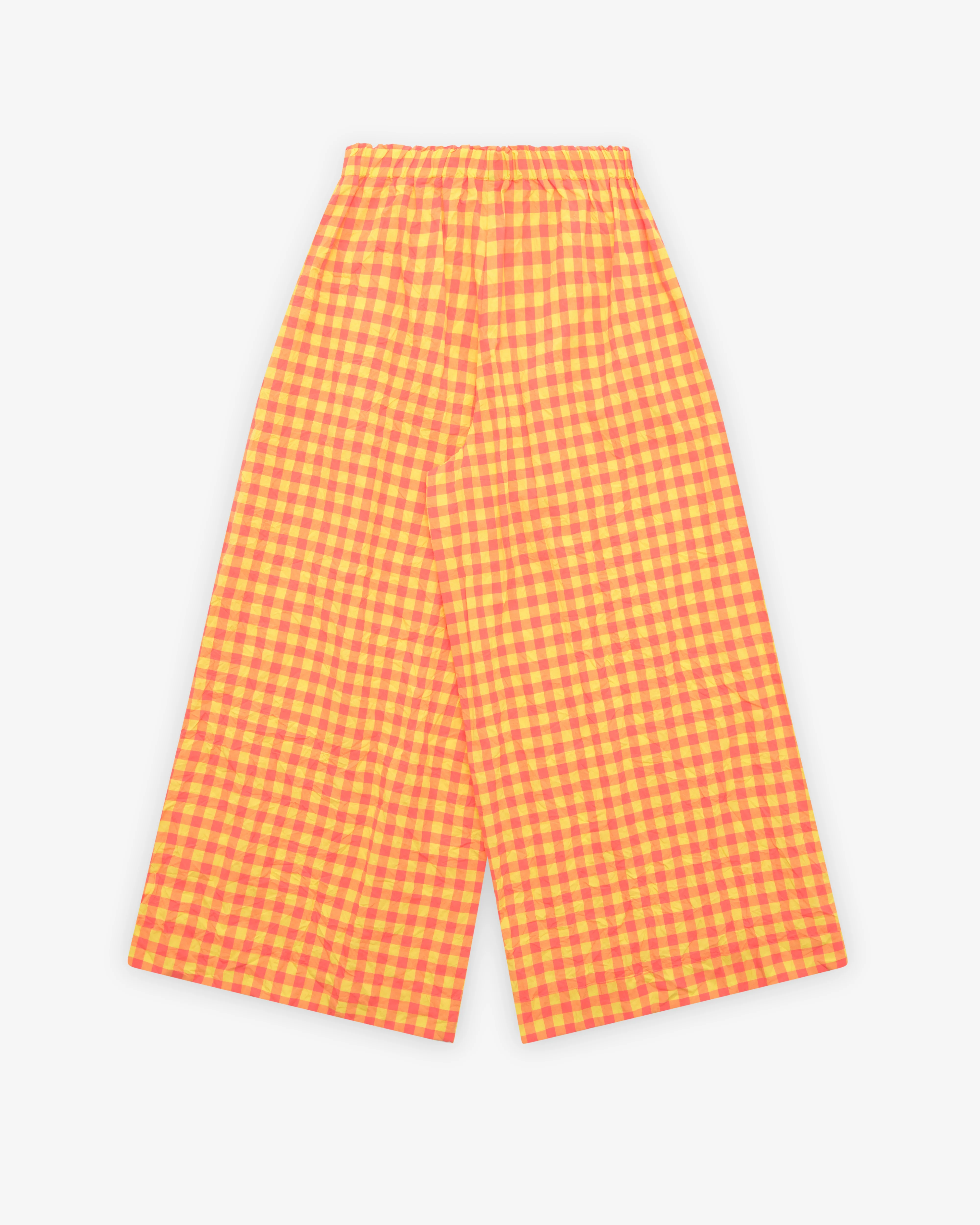 Daniela Gregis - Women's Gingham Trousers - (Pink/Yellow)