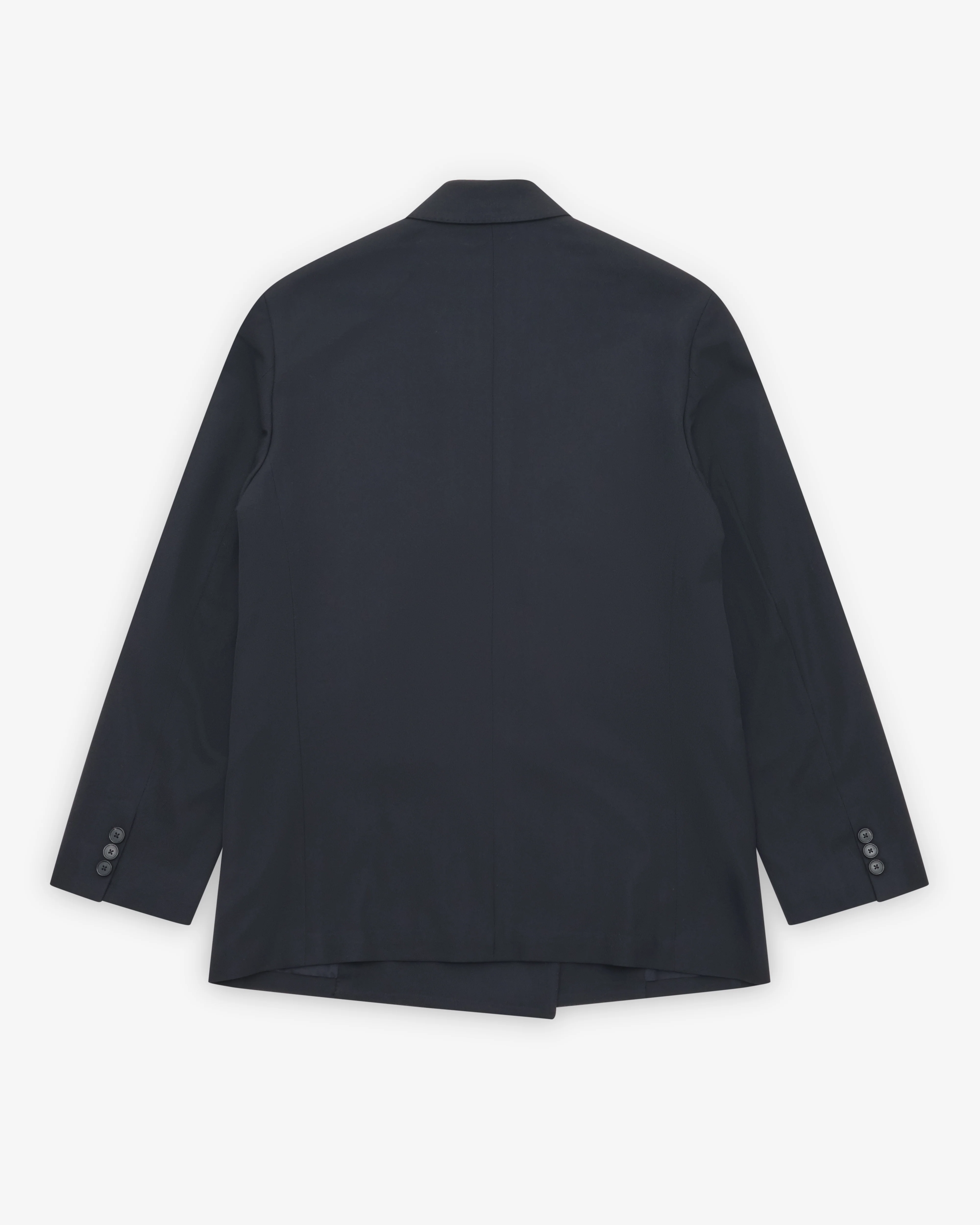 A.Presse - Men's Wool Double-Breasted Jacket - (Navy)