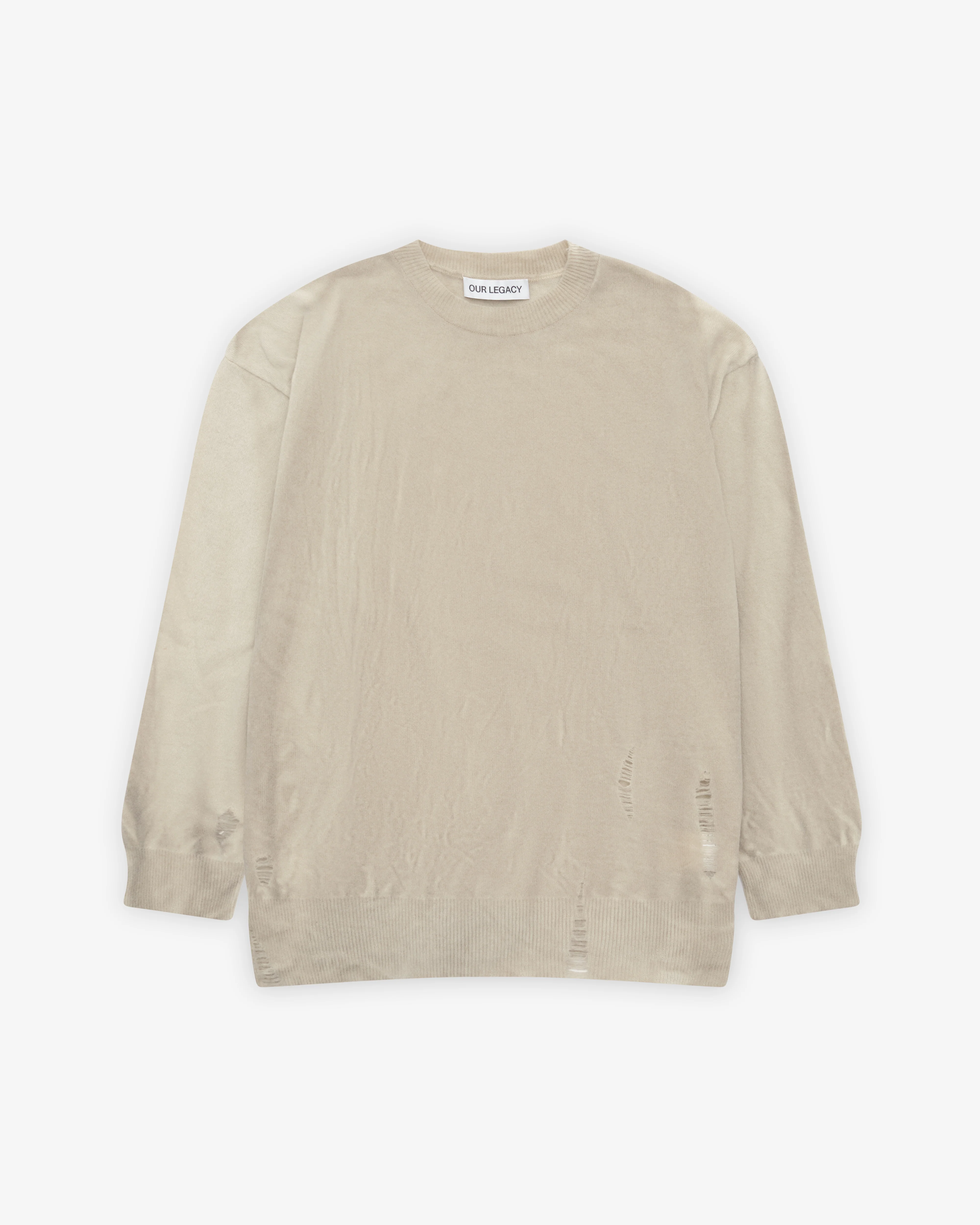 Our Legacy - Men's Slant Knit - (Moss Spray Dye Cherub Wool)
