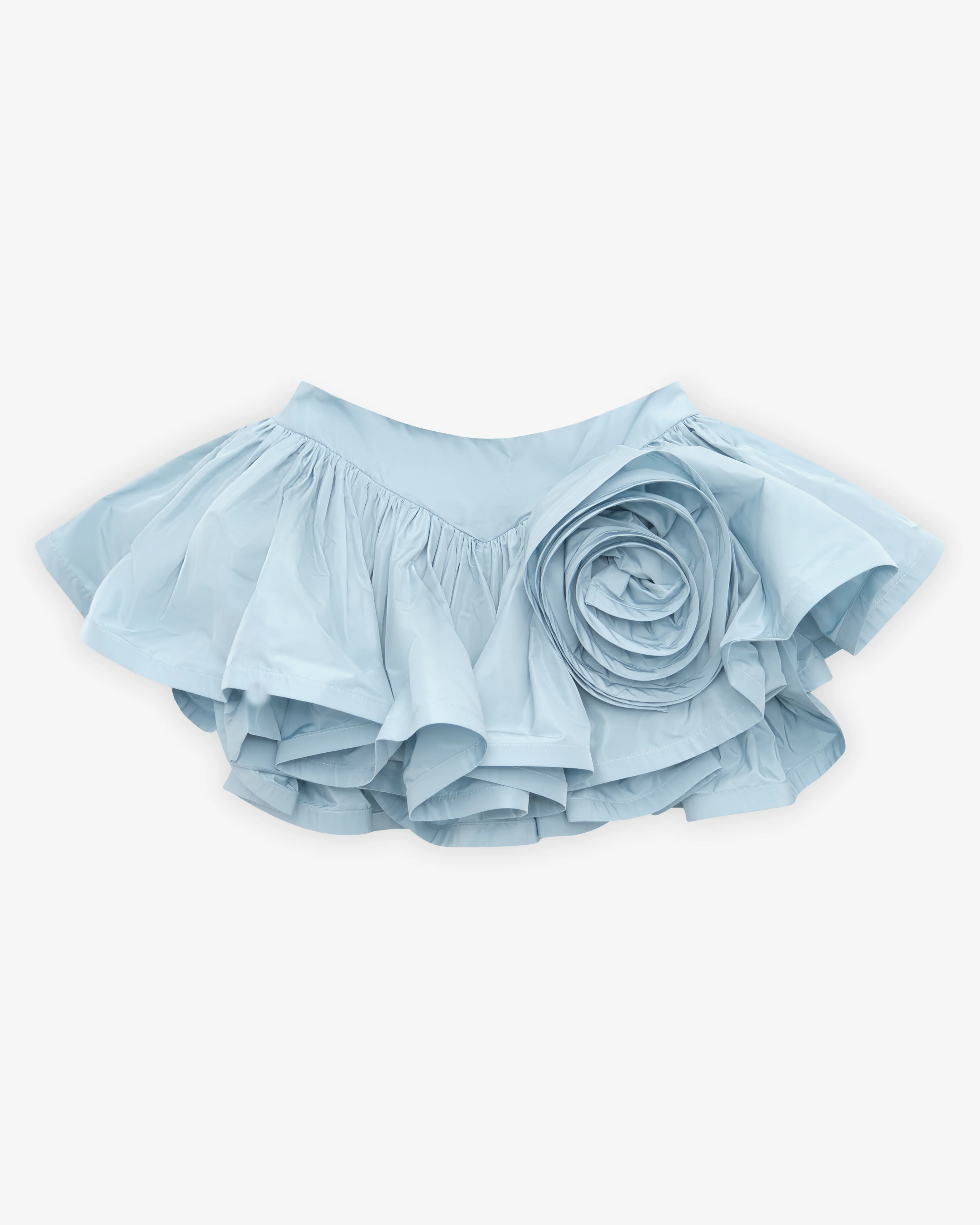 Vaquera - Women's Bustle Skirt - (Baby Blue)