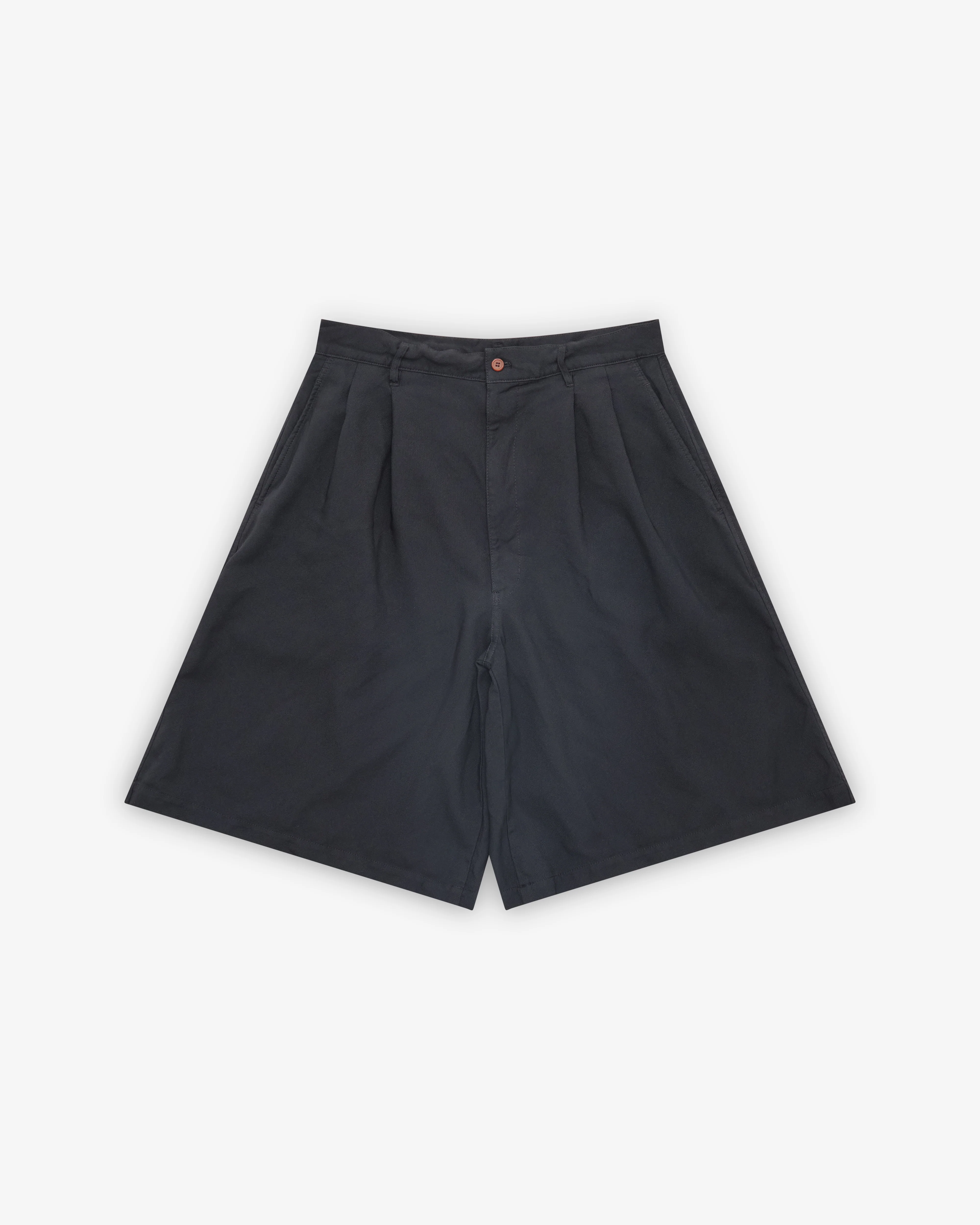 CDG Shirt - Men's Pleated Wide Leg Shorts - (Black)