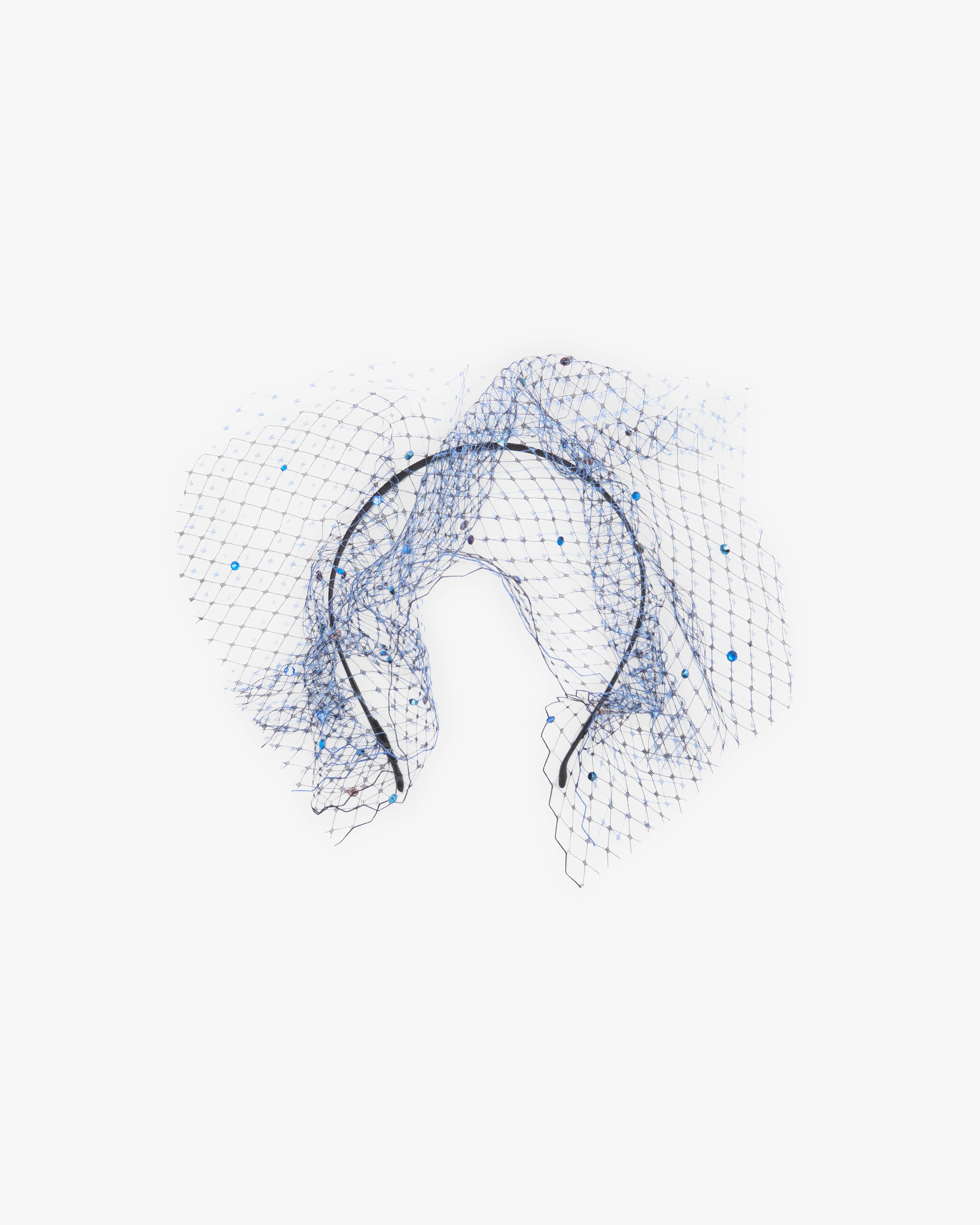 Stephen Jones - Women's Luminous Headband - (Black/Blue)