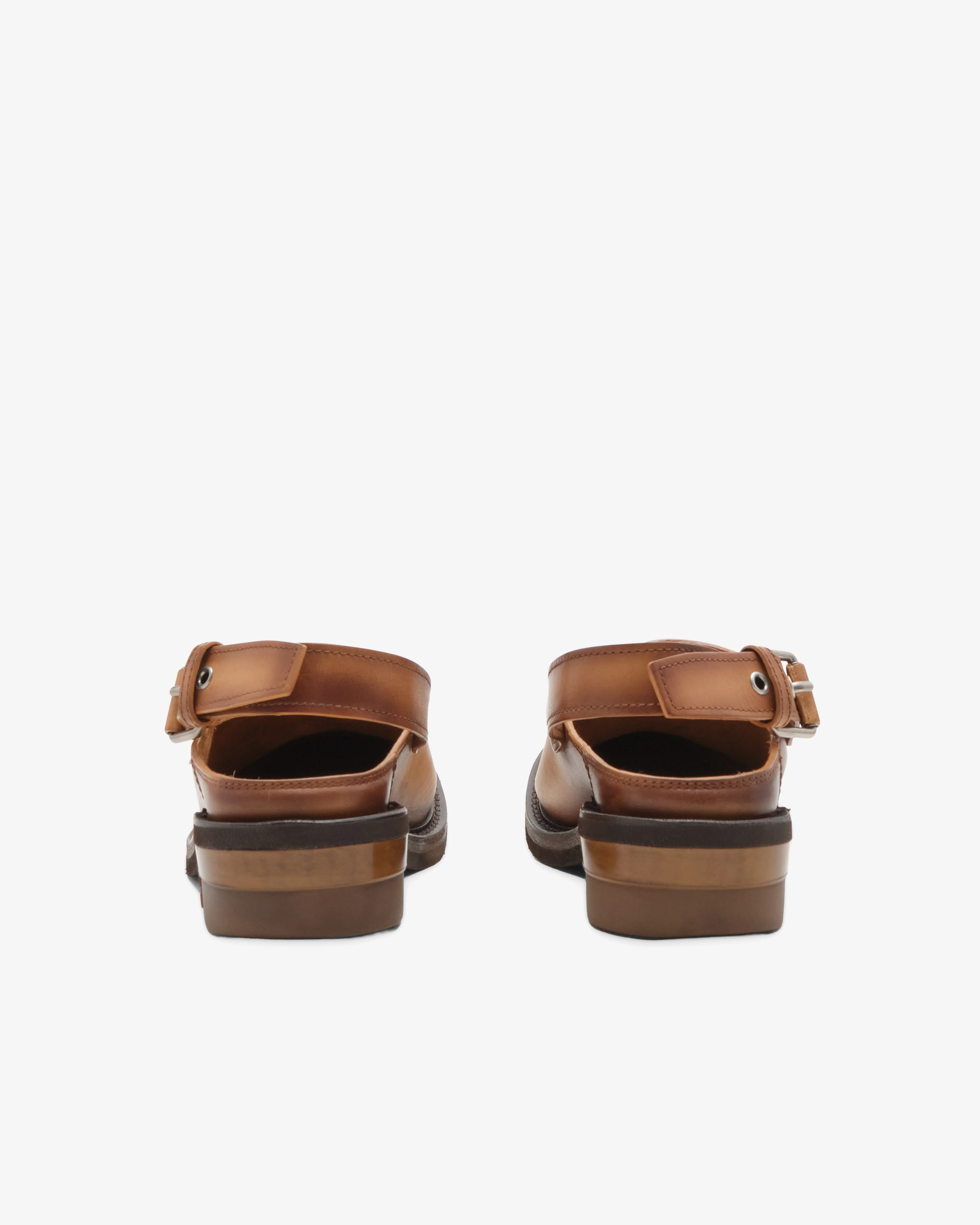 Miu Miu - Women's Open-Heel Shoes - (Tan)