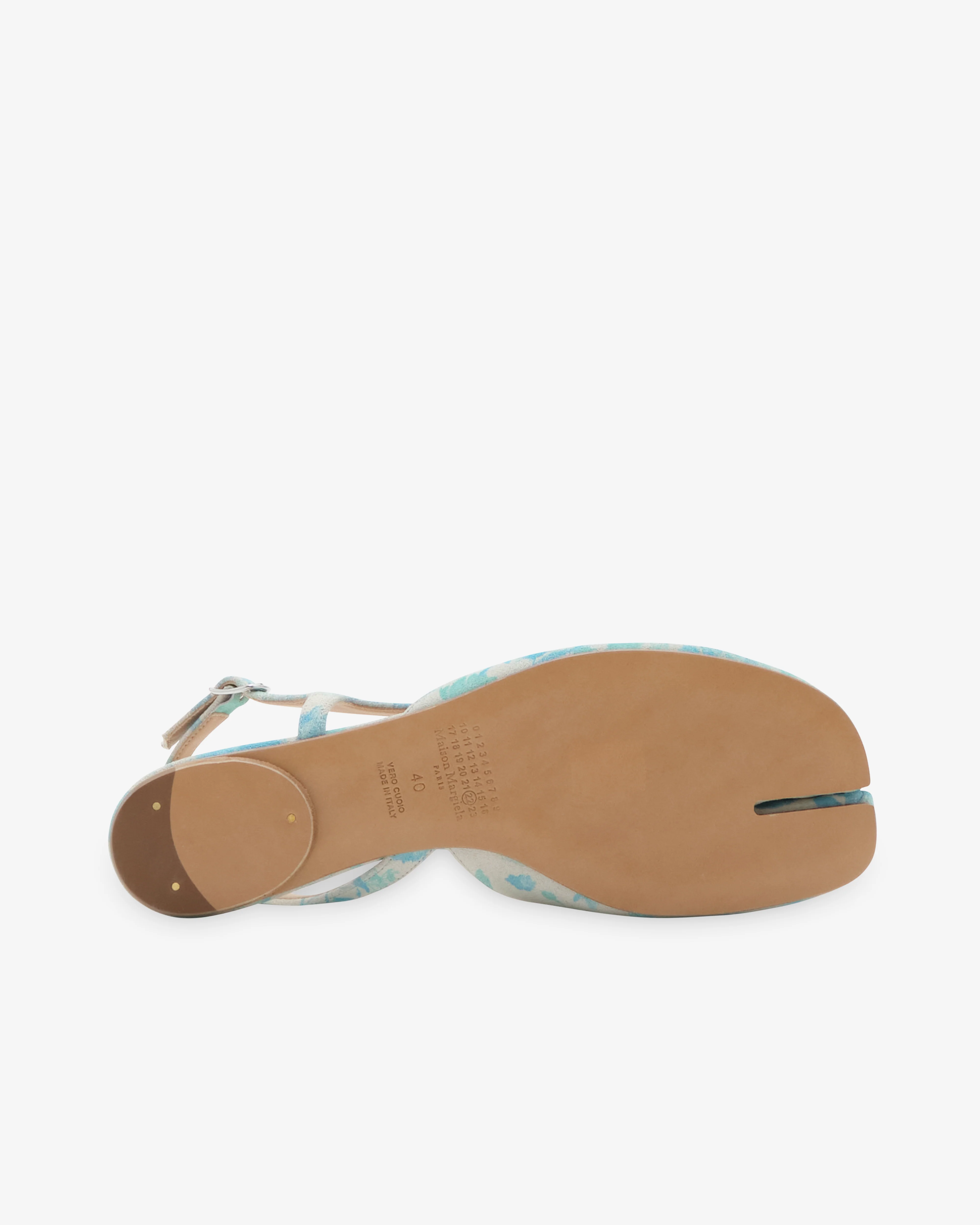Maison Margiela - Women's Tabi Slingback Sandal - (White/Light Blue)