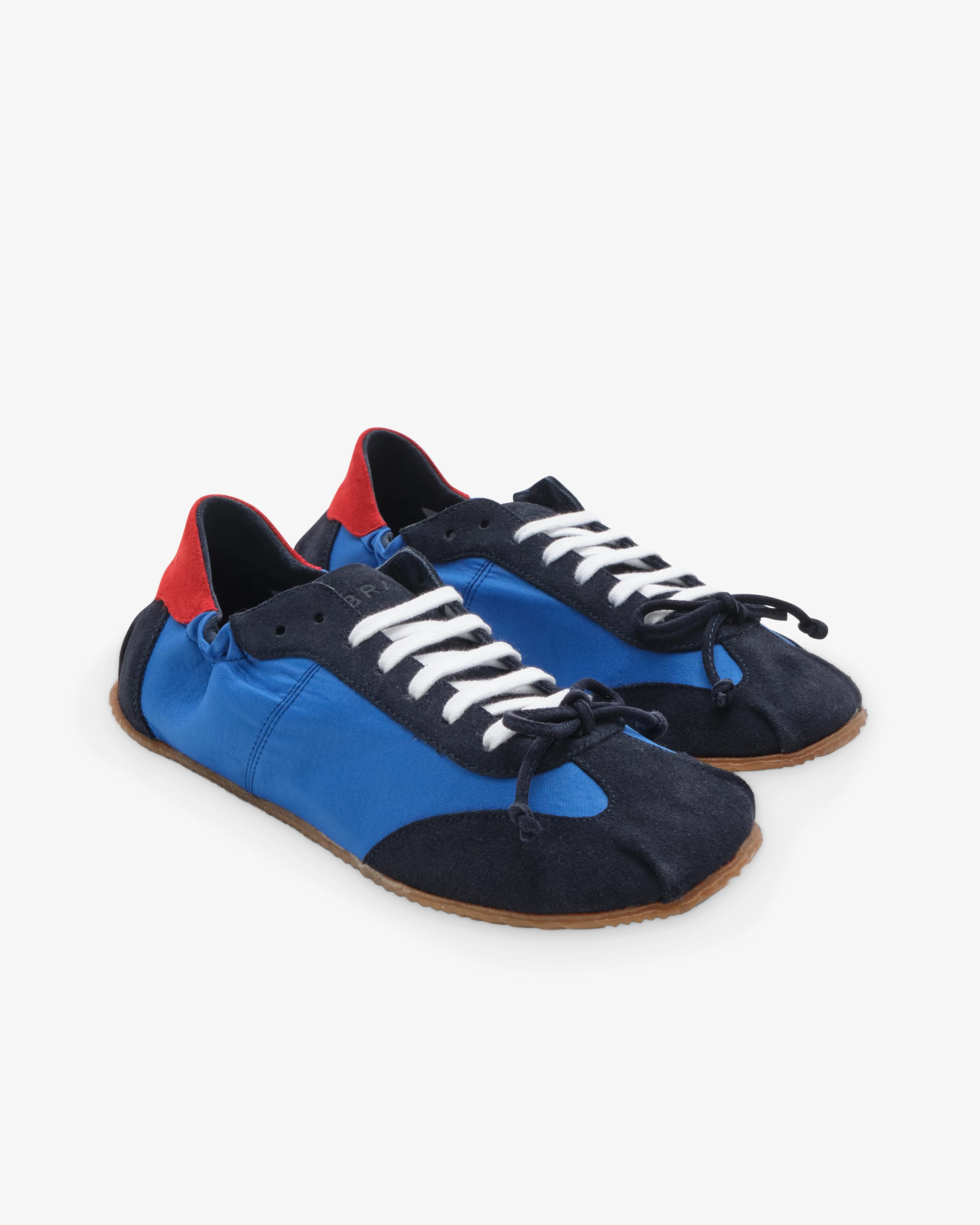 Abra - Women's Ballerina Sneakers - (Blue/Red)