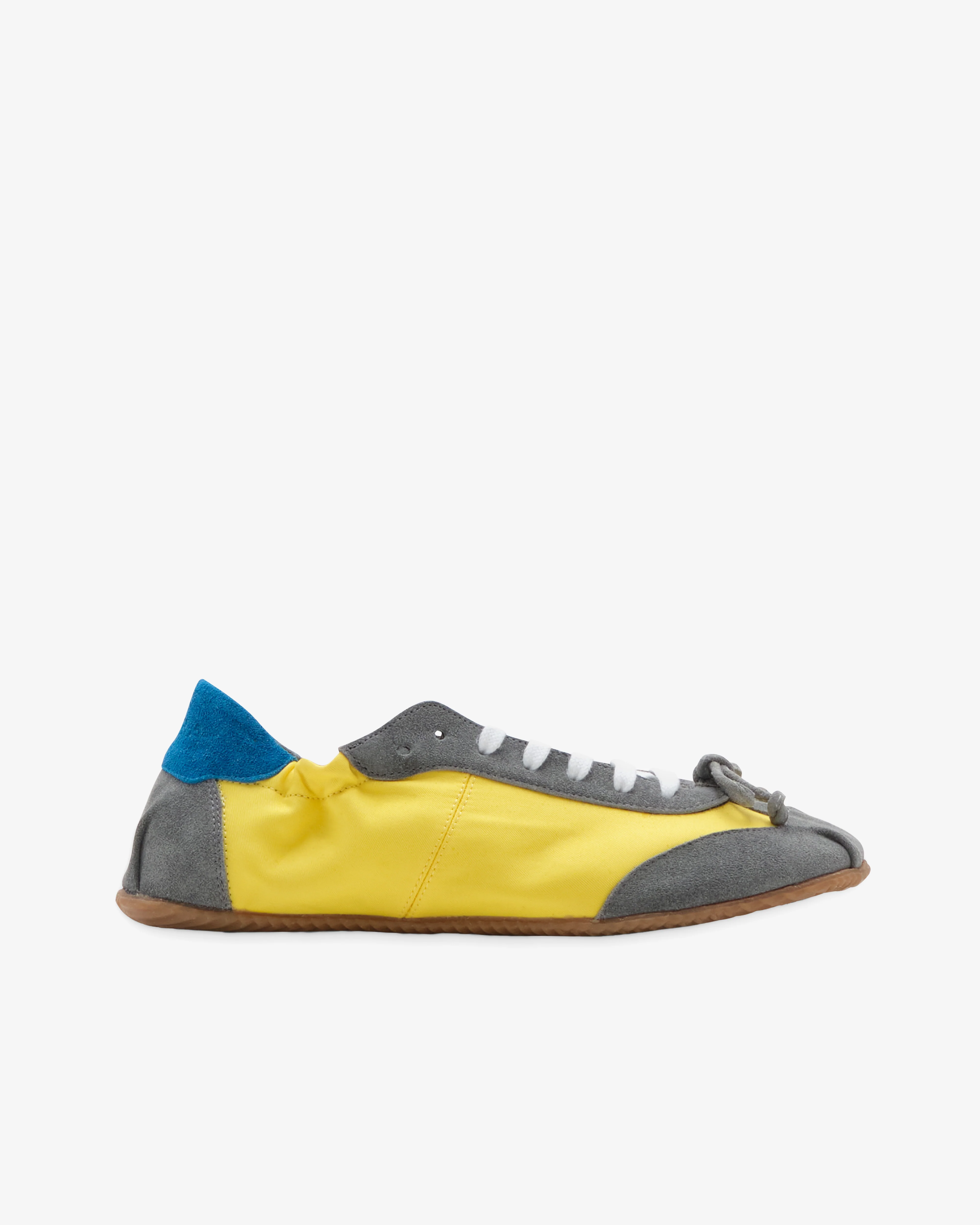 Abra - Women's Ballerina Sneakers - (Yellow/Blue)