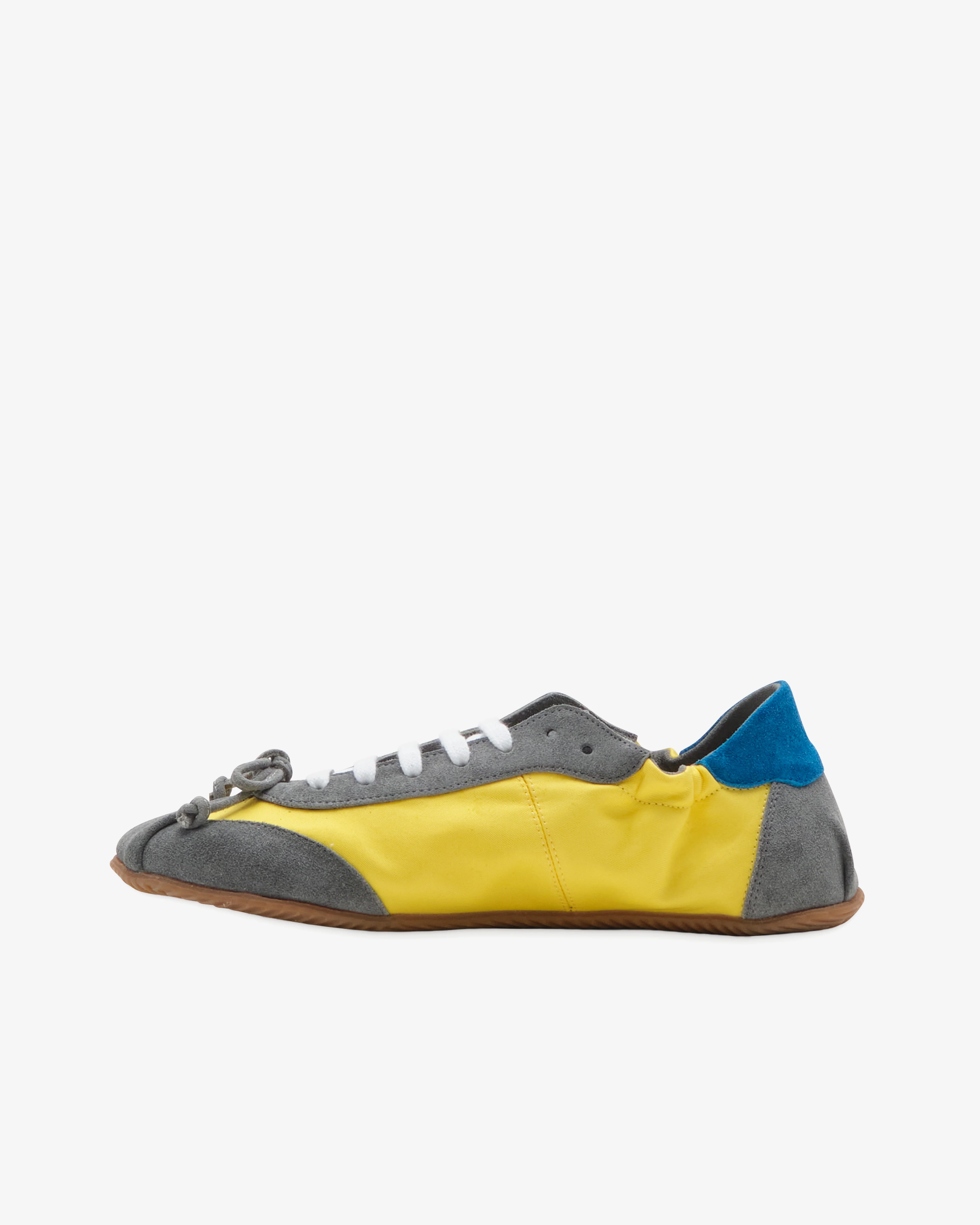 Abra - Women's Ballerina Sneakers - (Yellow/Blue)