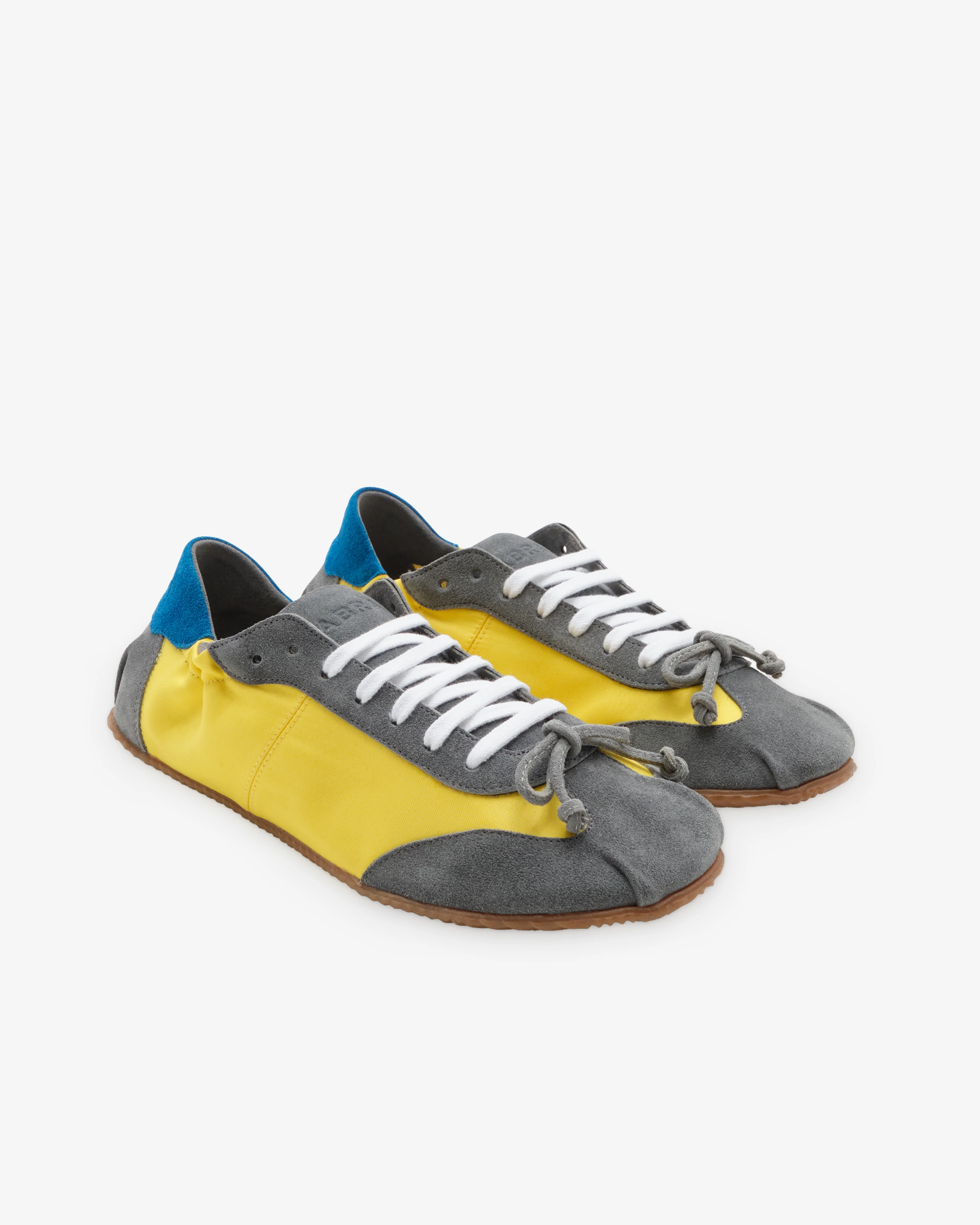 Abra - Women's Ballerina Sneakers - (Yellow/Blue)