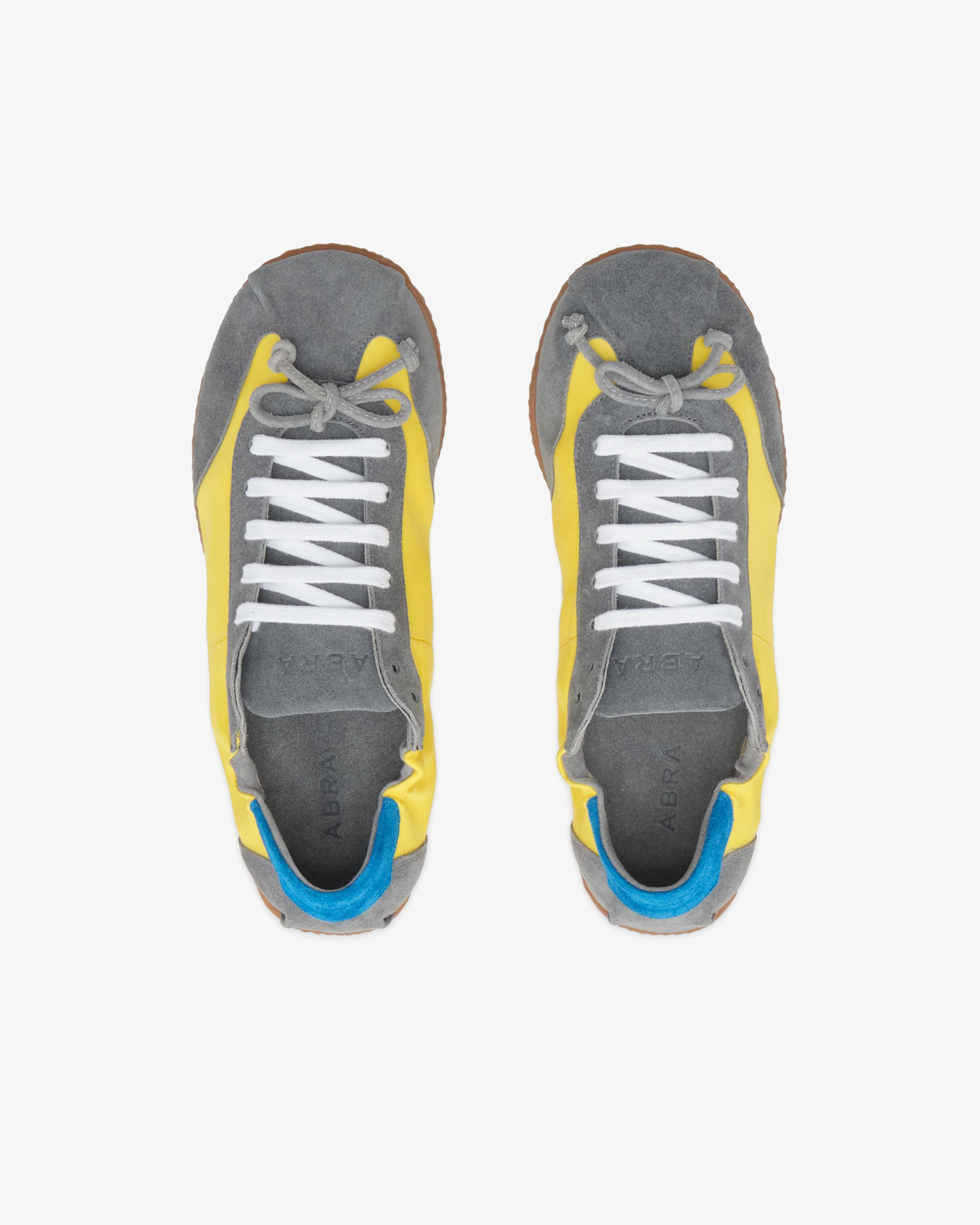 Abra - Women's Ballerina Sneakers - (Yellow/Blue)