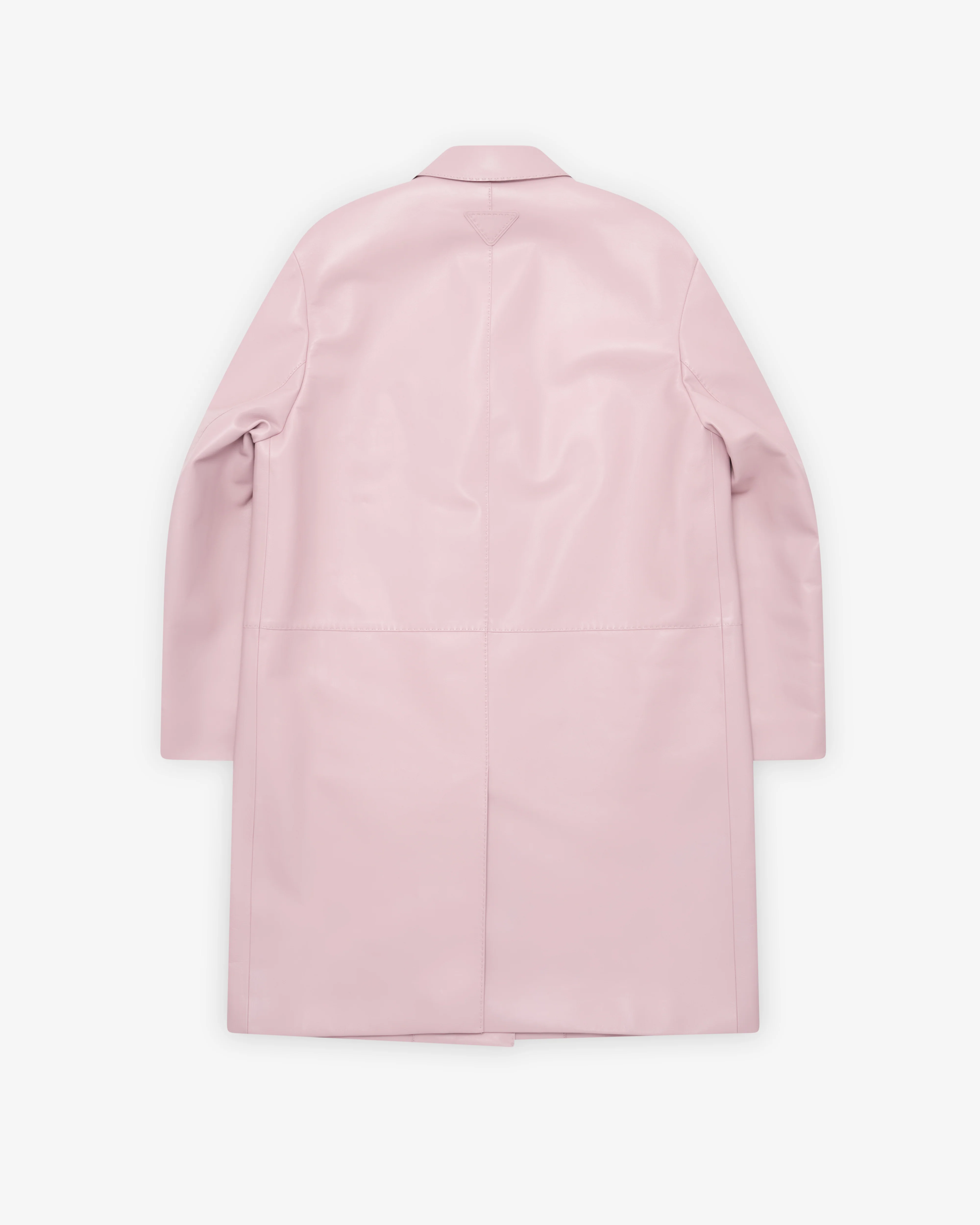 Prada - Women's Nappa Leather Coat - (Alabaster Pink)