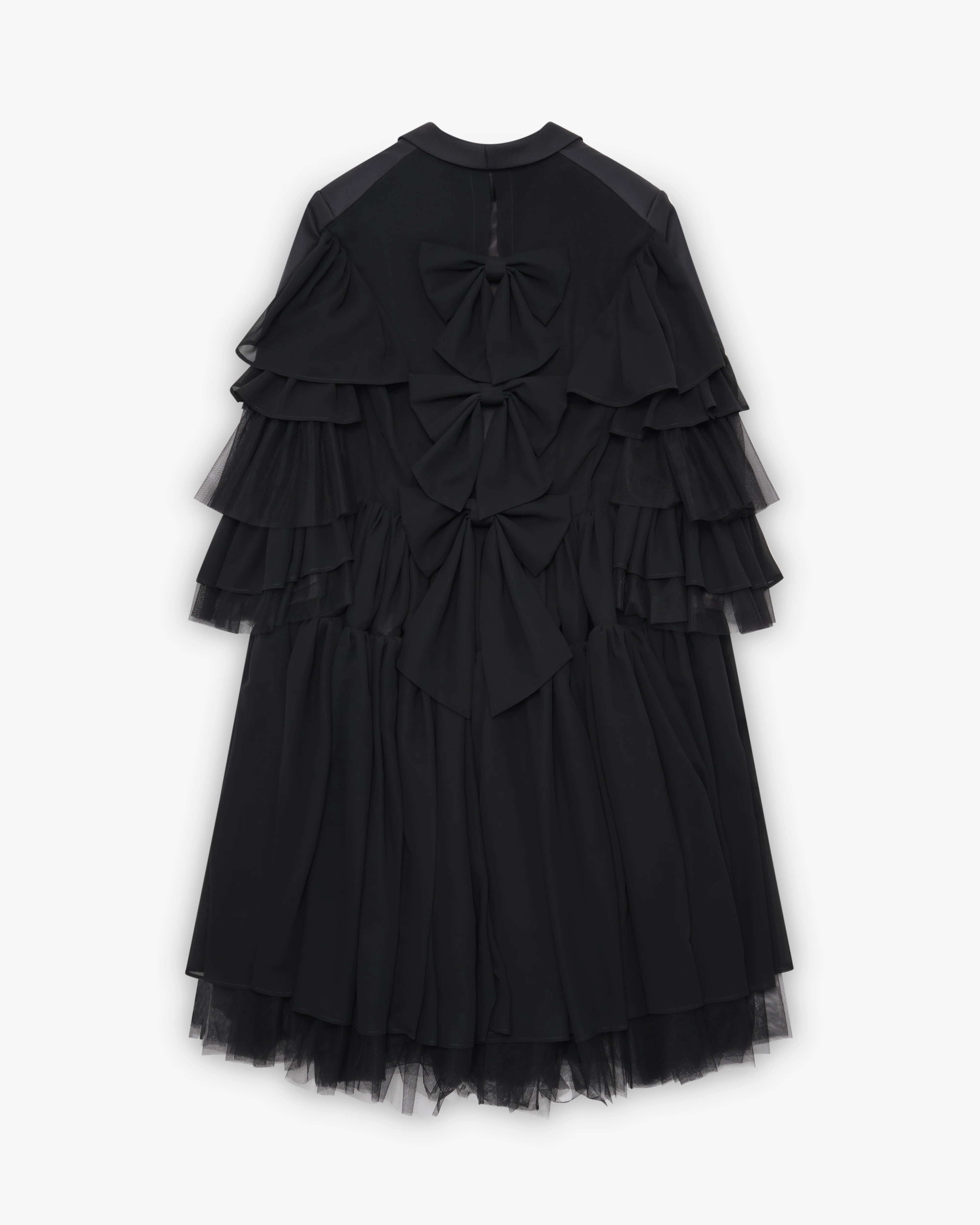Noir Kei Ninomiya - Women's Tulle-Layered Jacket - (Black)