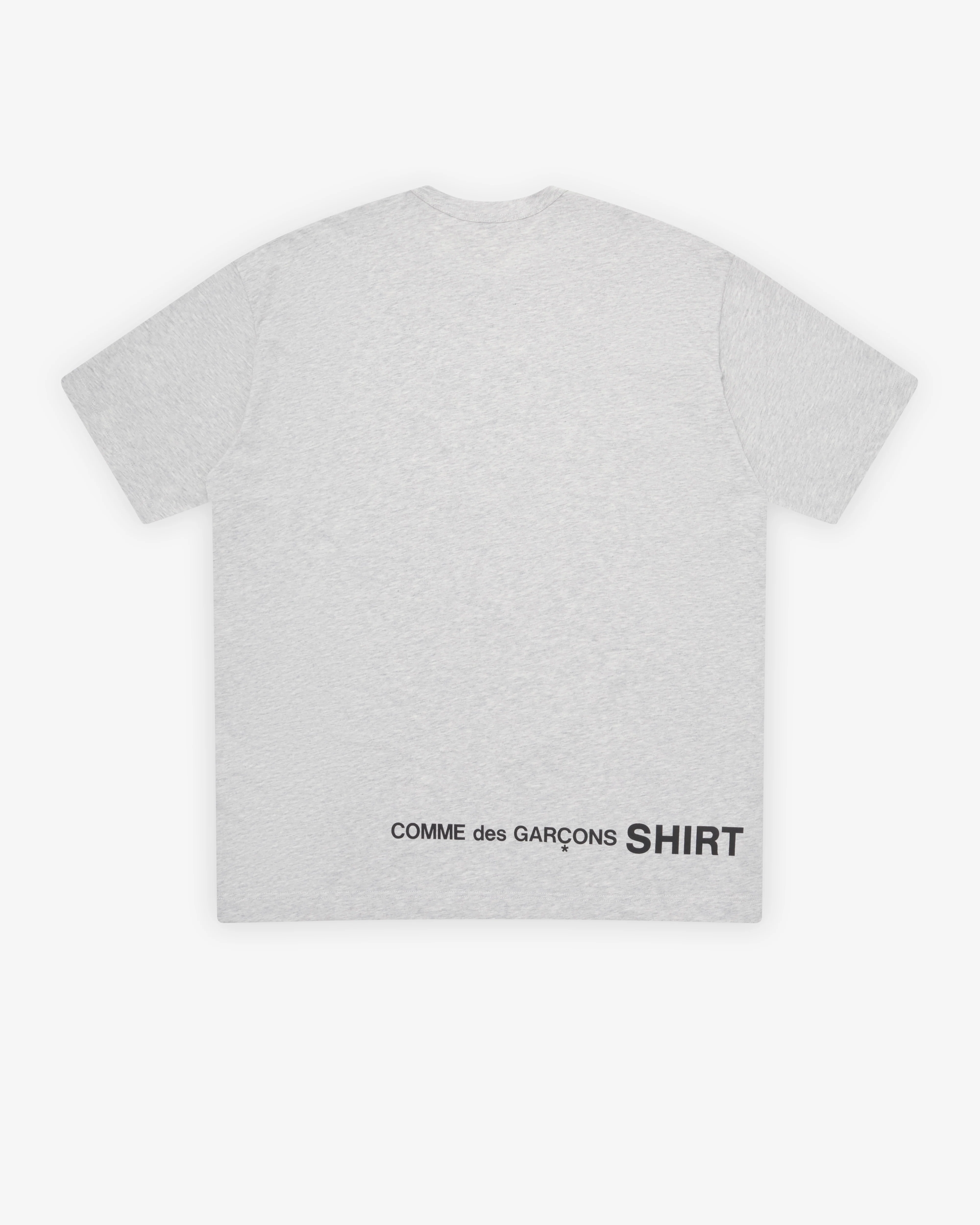 CDG Shirt - Men's Back Logo T-Shirt Knit - (Grey)