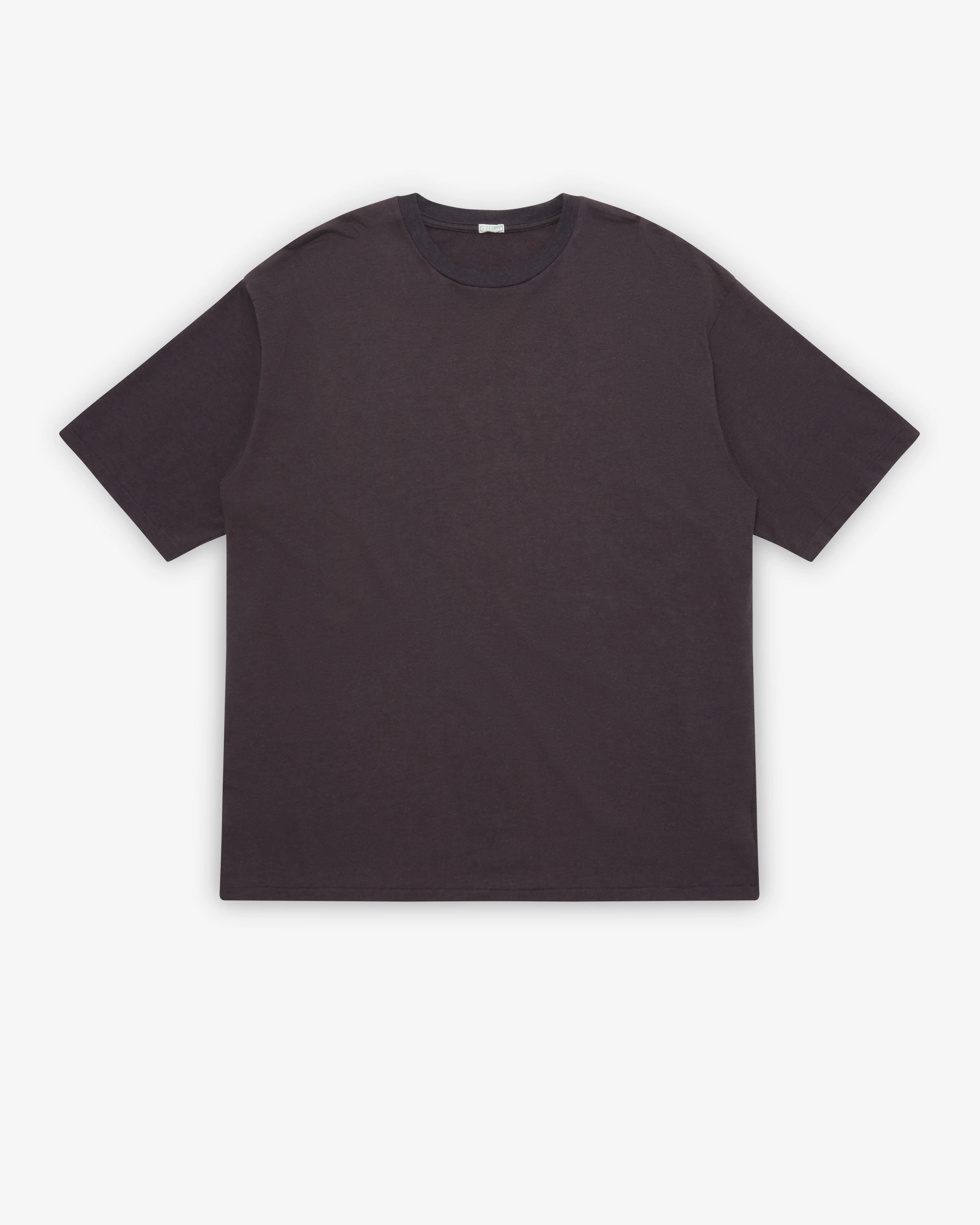 A.Presse - Men's Cashmere Blend Short Sleeve T-Shirt - (Charcoal)