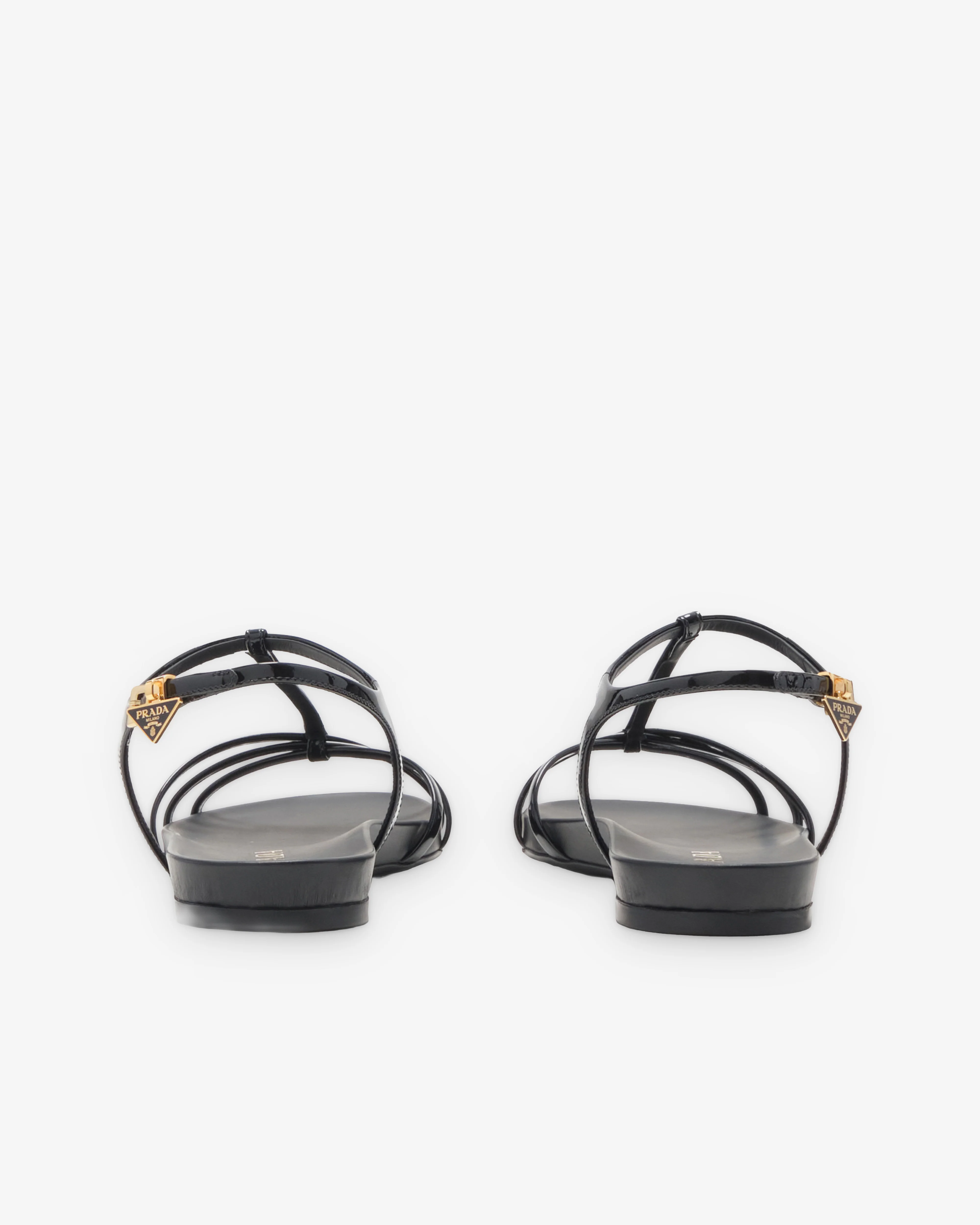 Prada - Women's Leather Sandals - (Black)