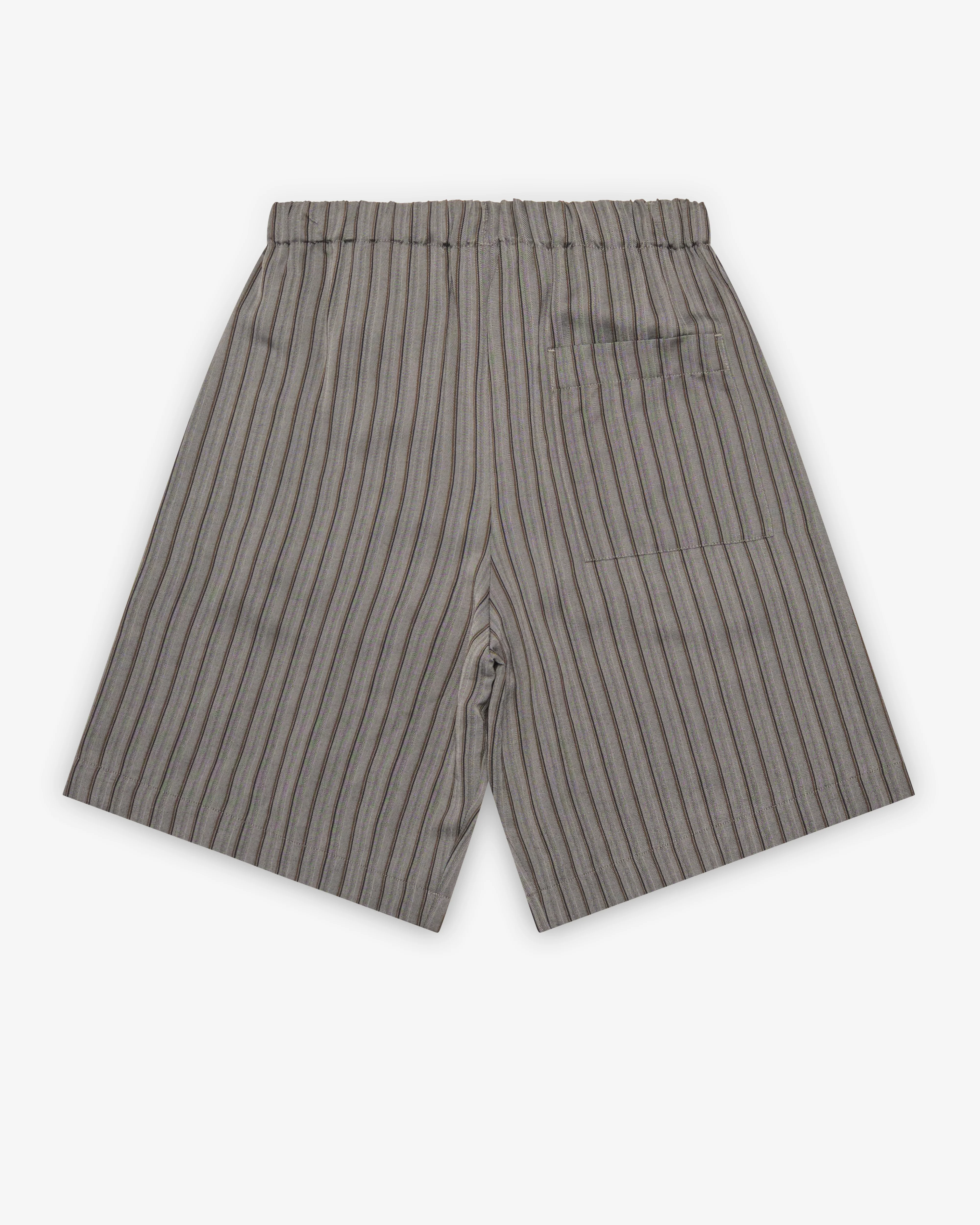Dries Van Noten - Men's Striped Shorts - (Grey)