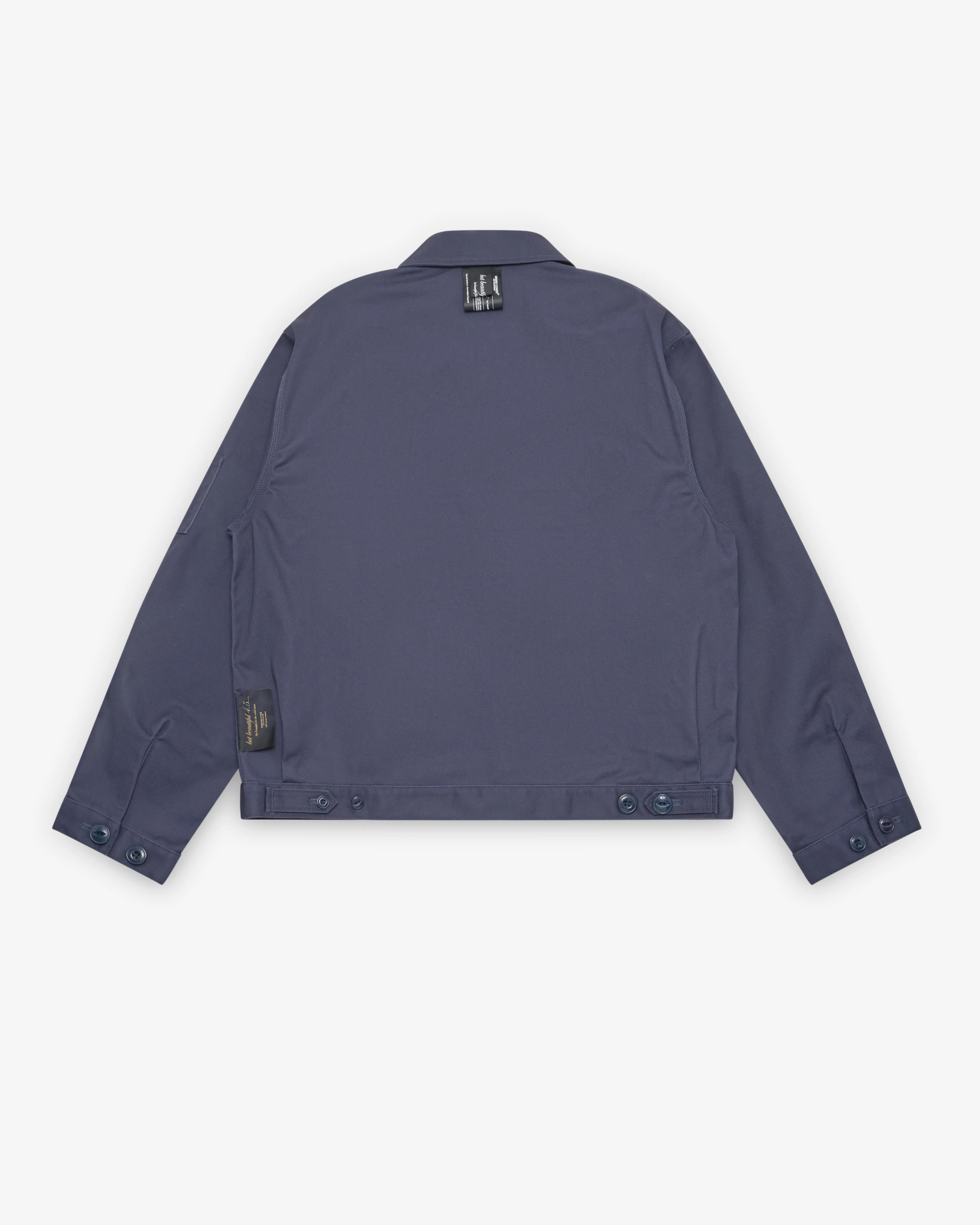 Undercover - Men's Curved Zipper Blouson - (Dark Navy)