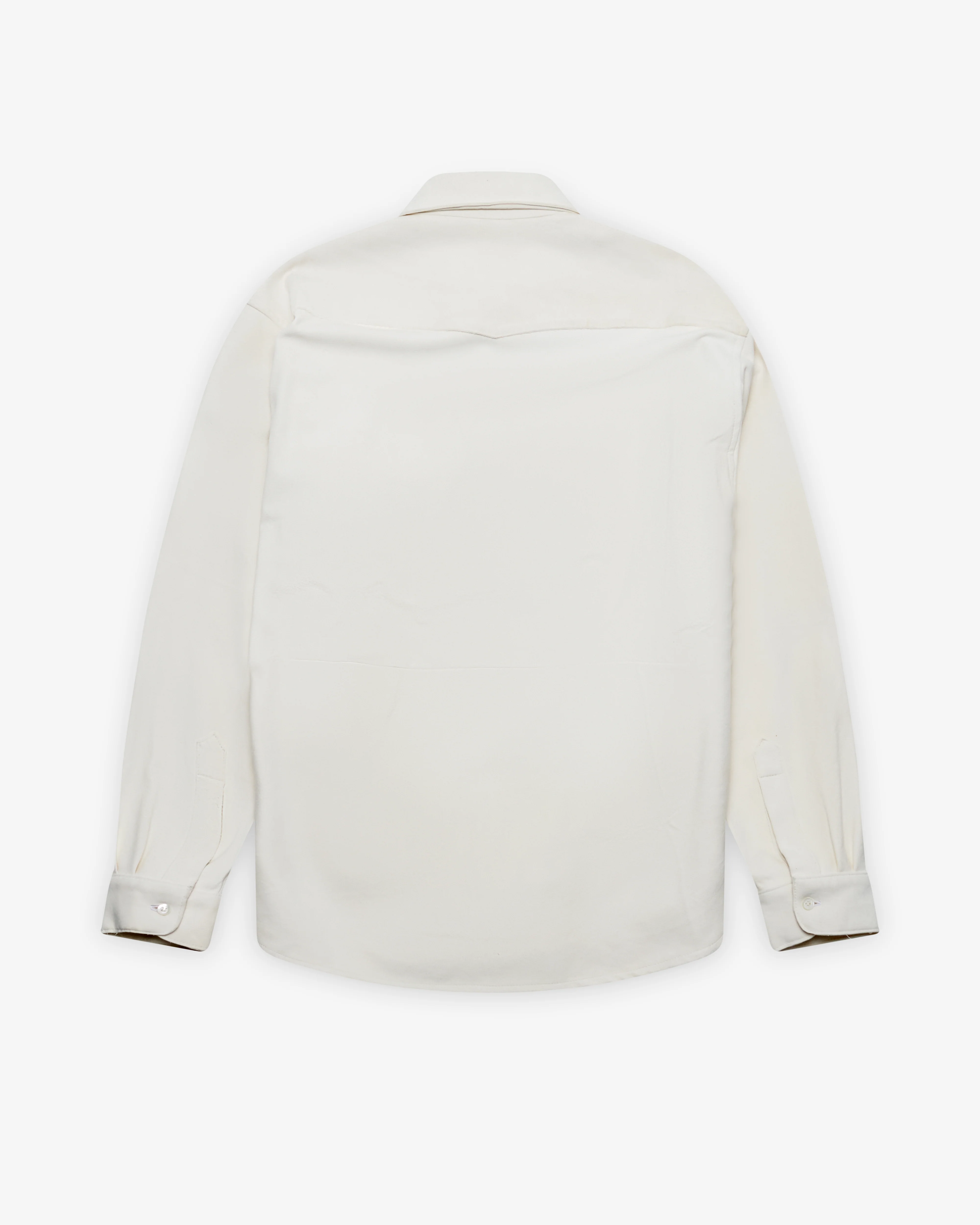 Ponte - Women's Chamois Leather Cowboy Shirt - (Ivory)