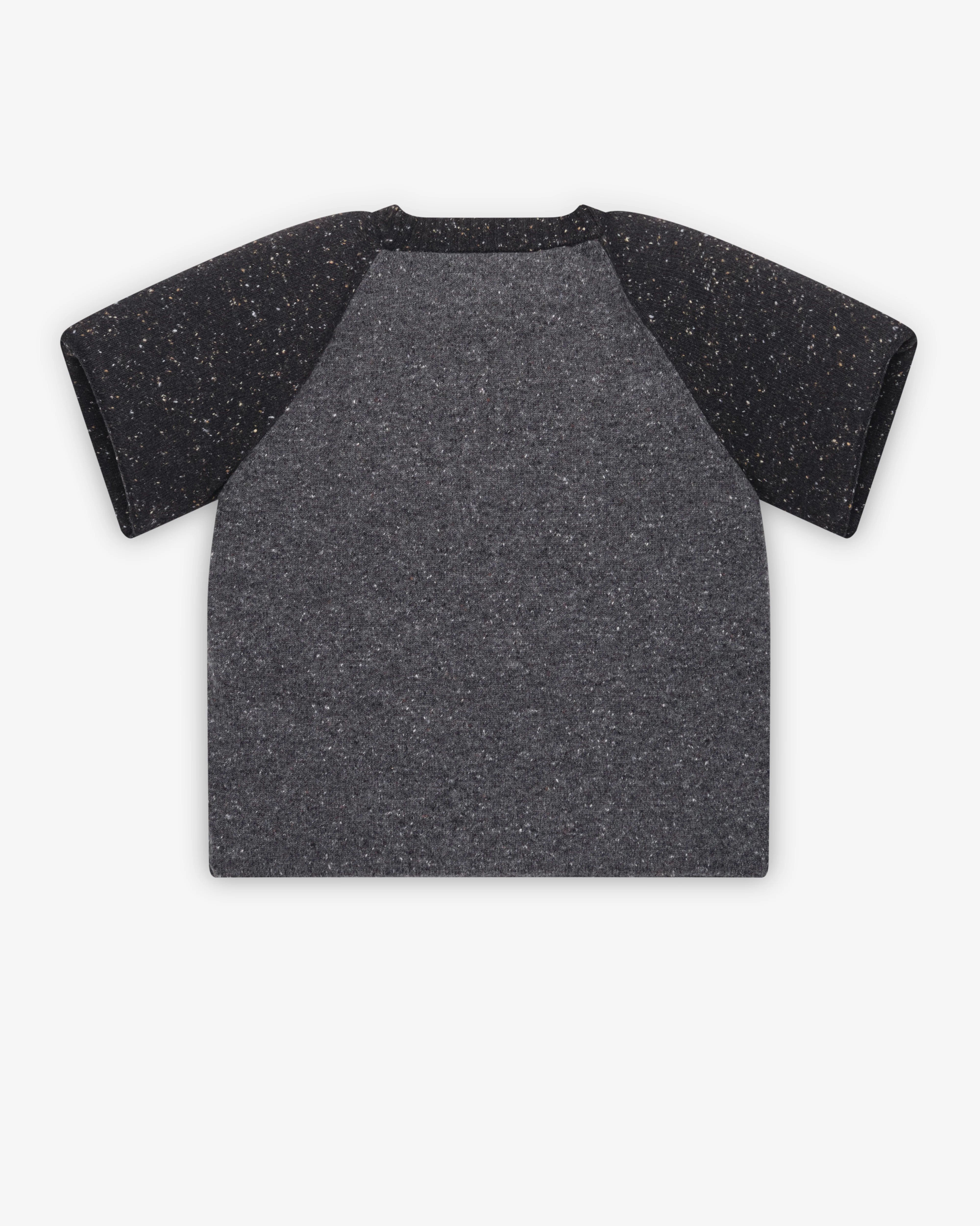 Oscar Ouyang - Men's Raglan Knit Tee - (Black/Grey)
